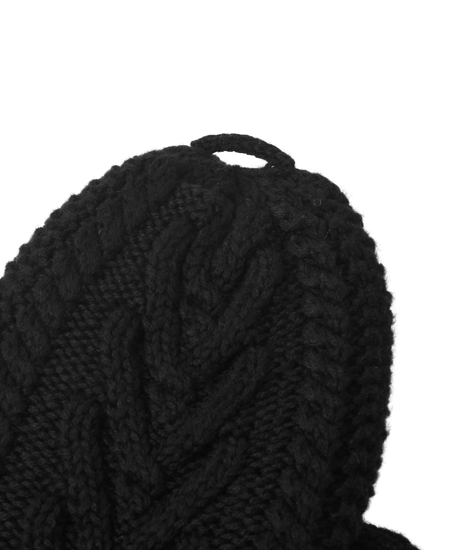 HEART CABLE MITTENS
