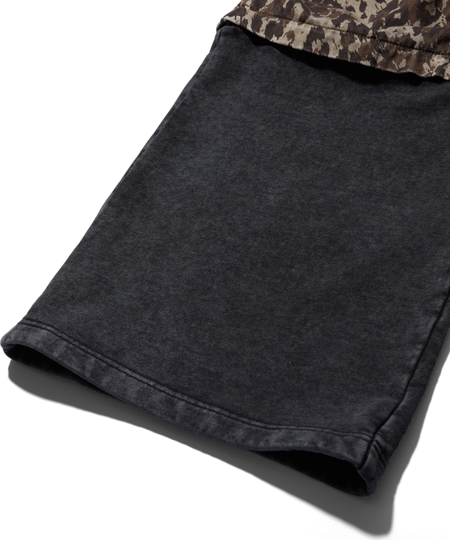 JERSEY MIX 2WAY WIDE LEG CARGO PANTS