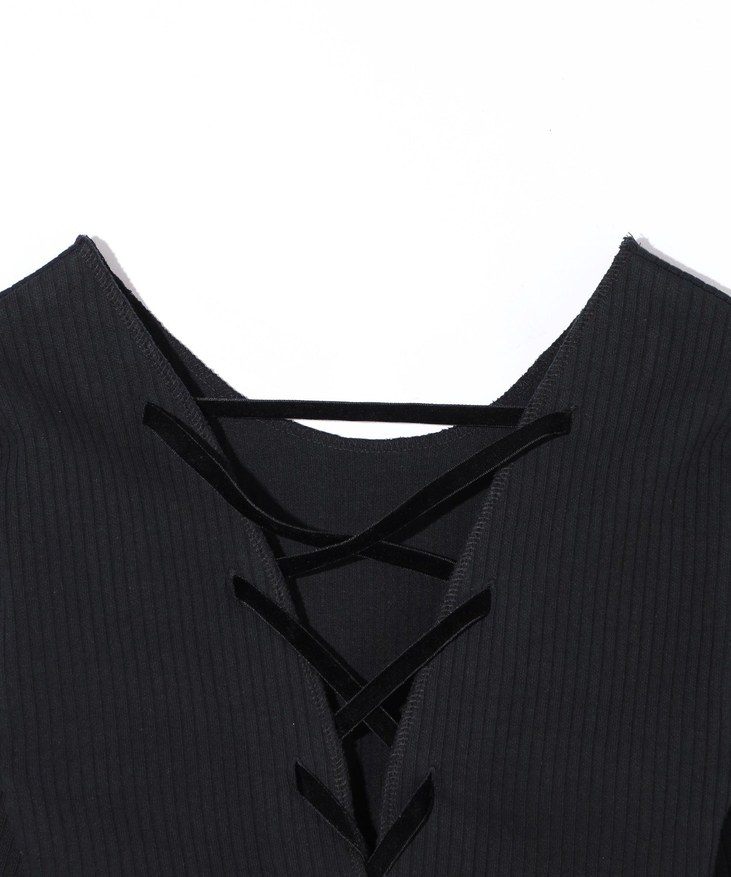 2WAY LACE UP TOP