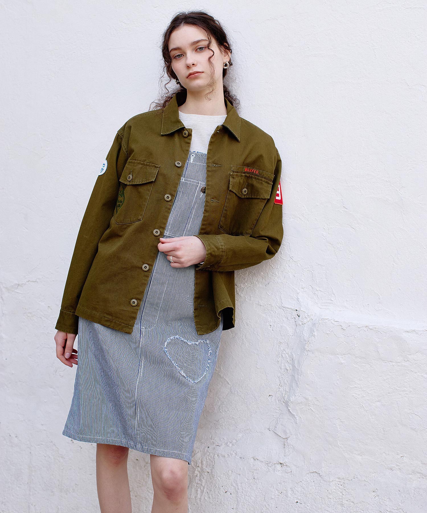 PATCH SALOPETTE SKIRT