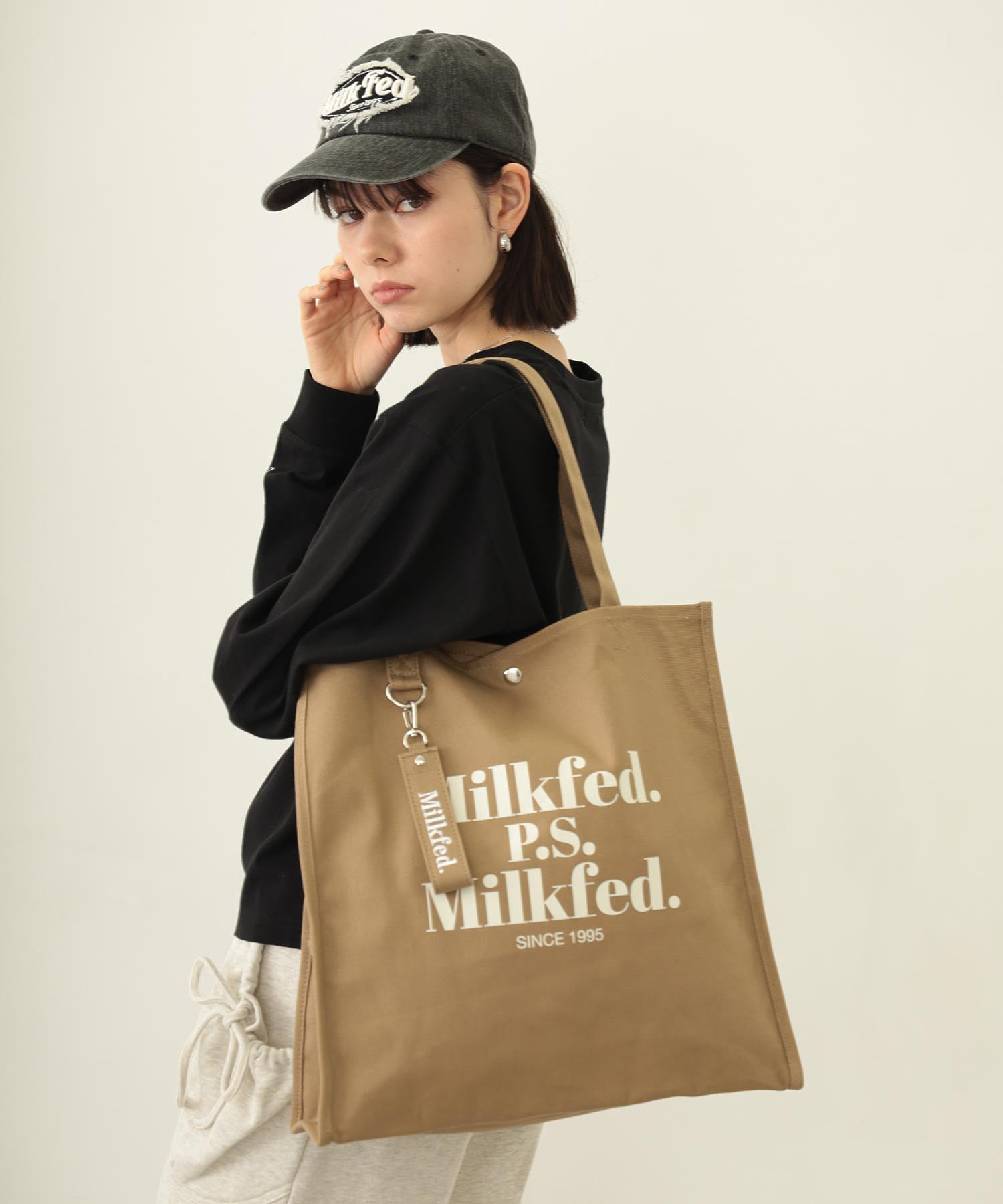 DIDONE LOGO BIG TOTE MILKFED.