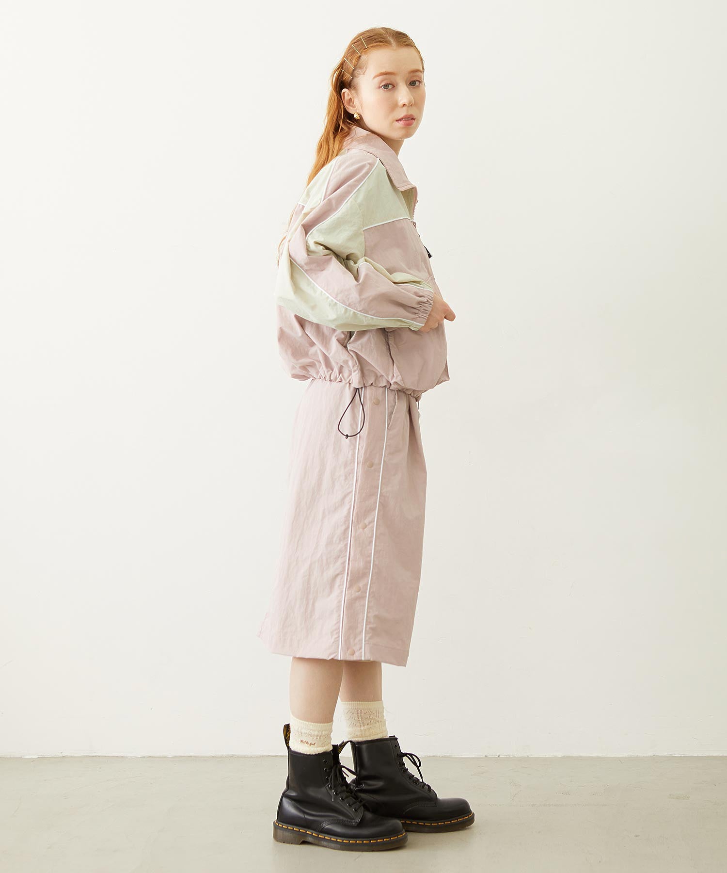 CUTOUT LOGO TRACK JACKET