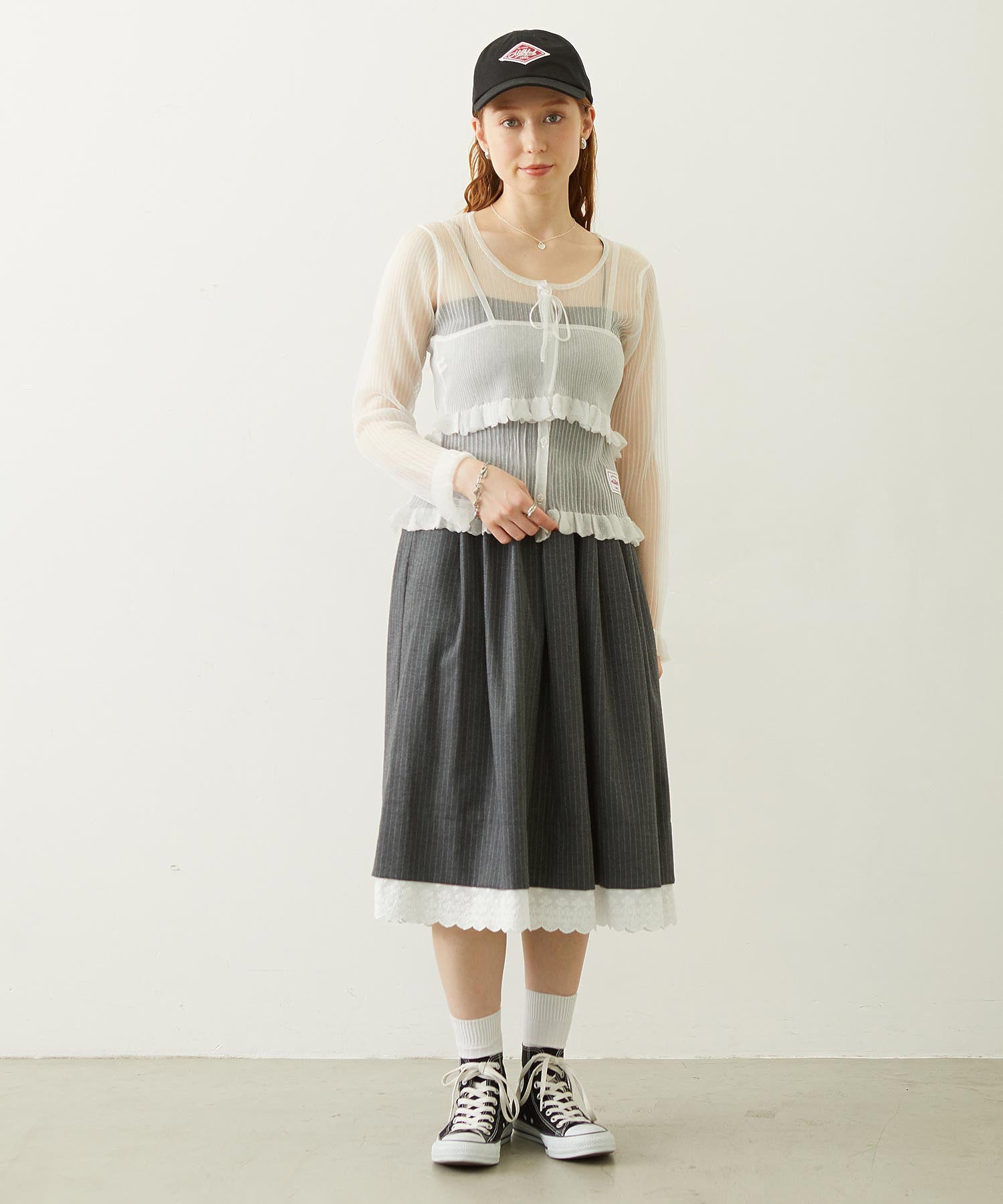 2-PIECE SHEER CARDIGAN