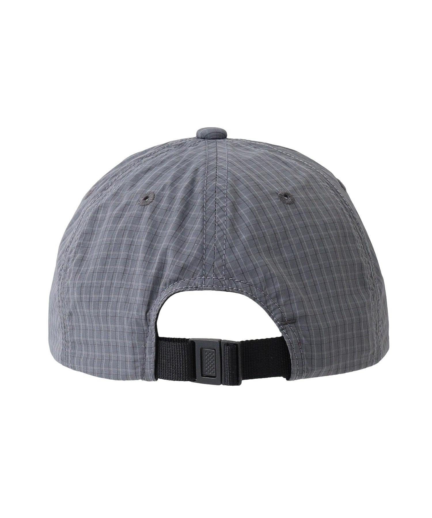 CUT OUT LOGO PLAID NYLON CAP