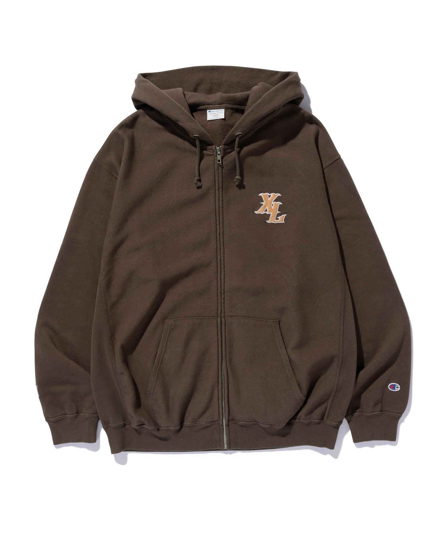 XLARGE×Champion ZIP UP HOODED SWEATSHIRT