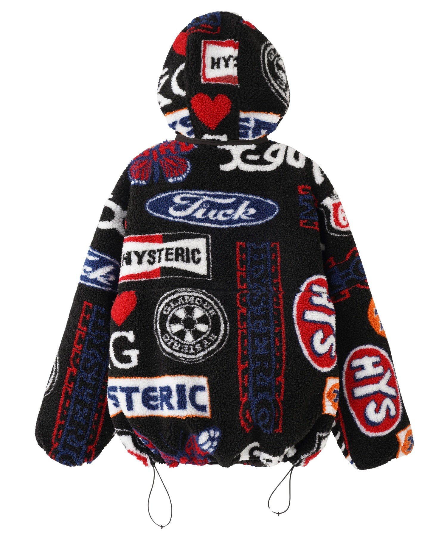 X-girl x HYSTERIC GLAMOUR REVERSIBLE BOA JACKET