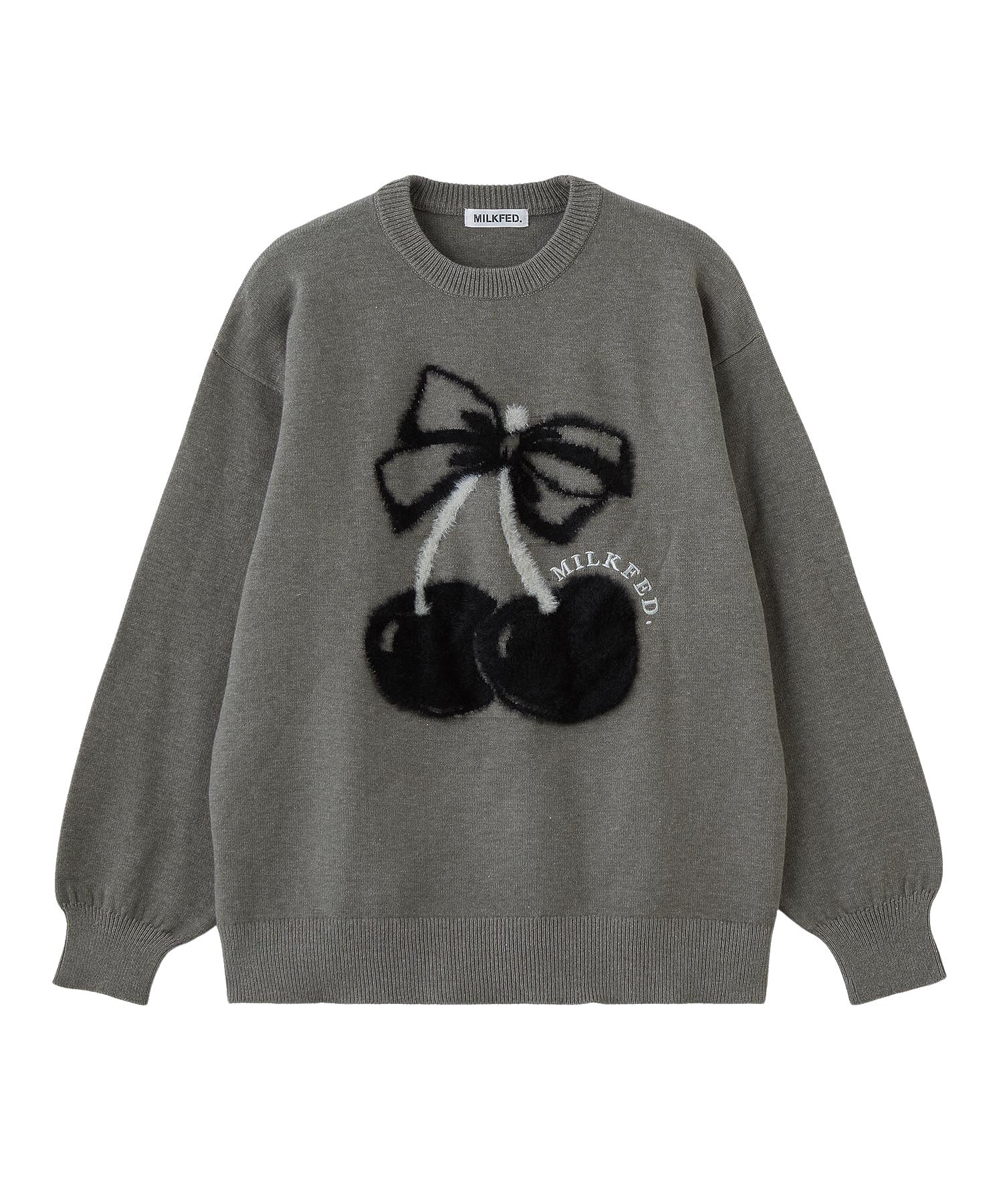 CHERRY LOGO KNIT TOP