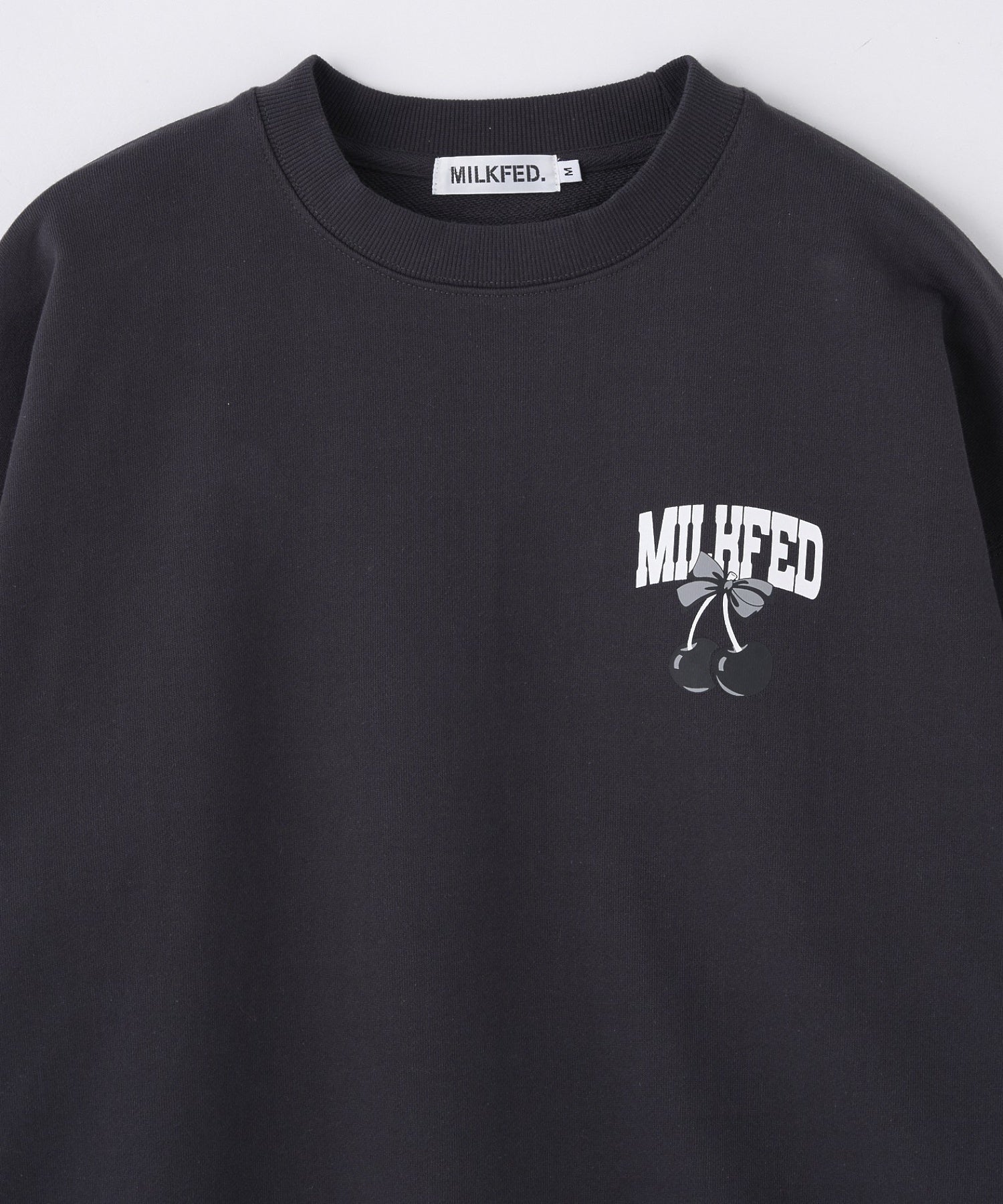 RIBBON AND CHERRY SWEAT TOP