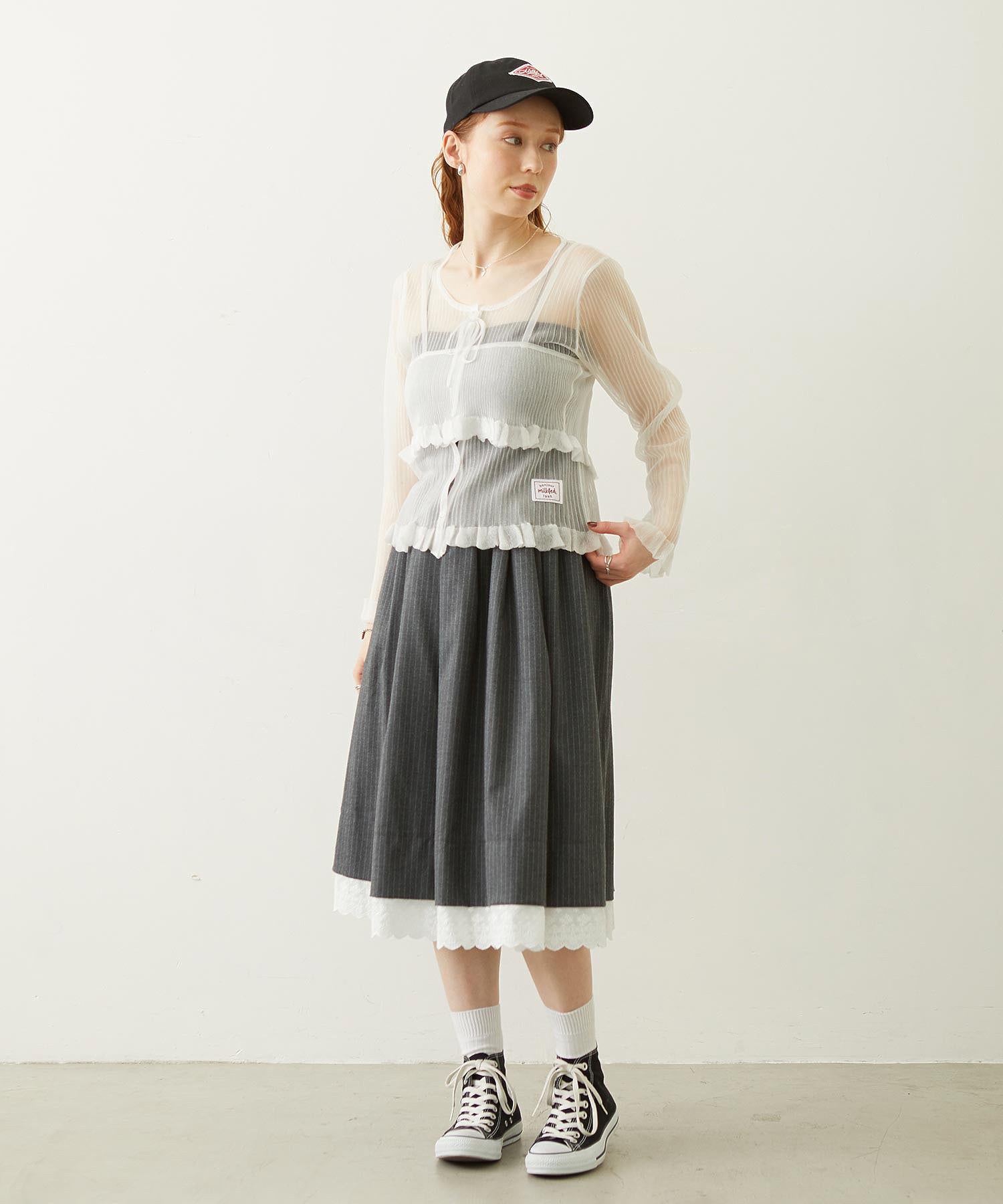 2-PIECE SHEER CARDIGAN