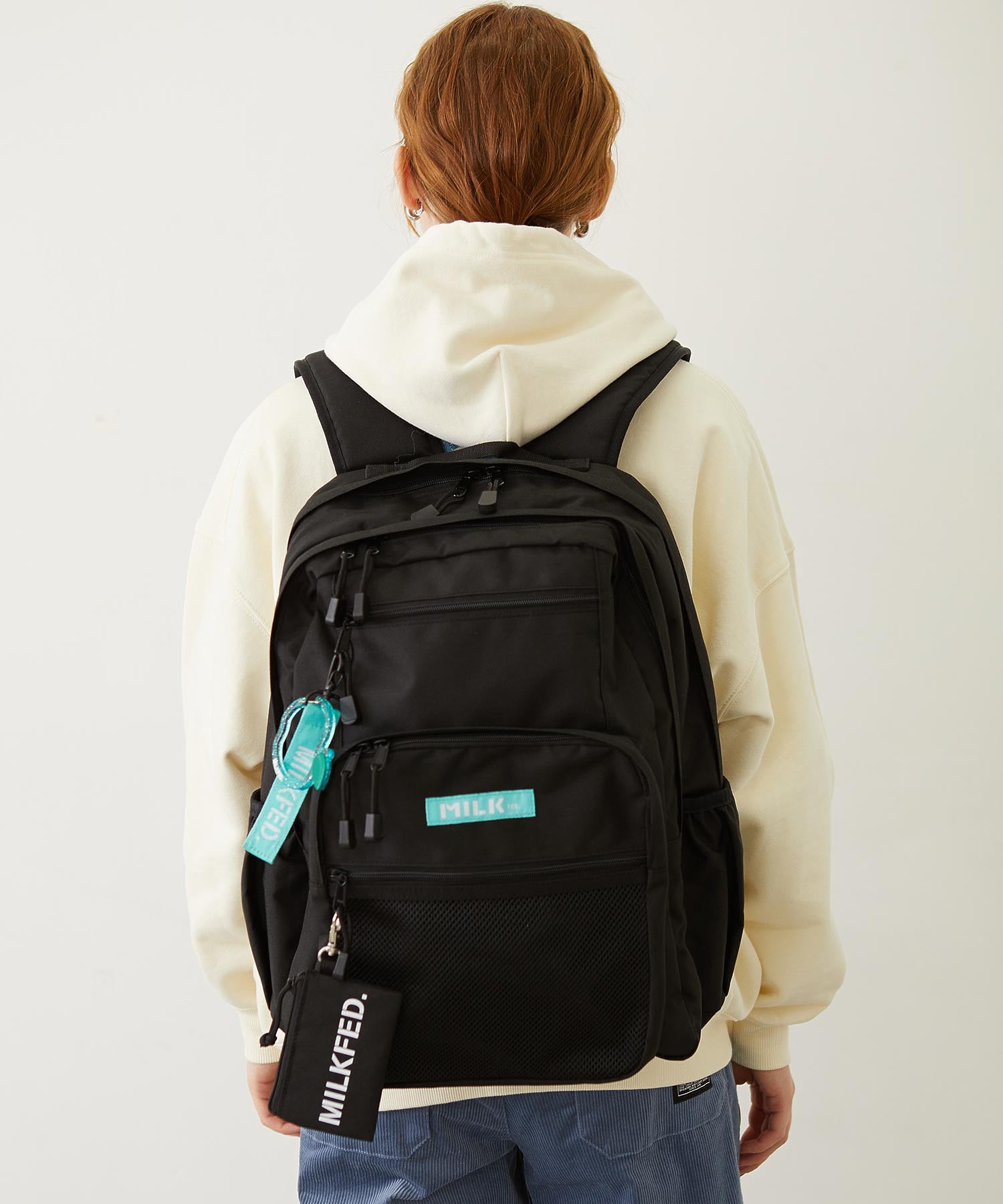 W ZIP BACKPACK LtGREEN