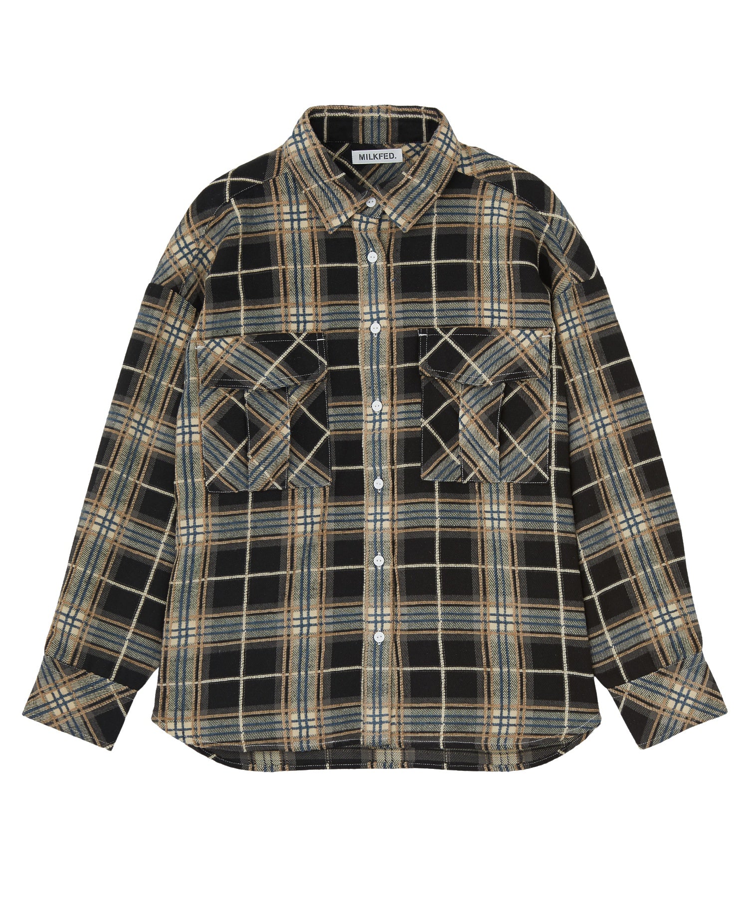 LOGO PLAID SHIRT
