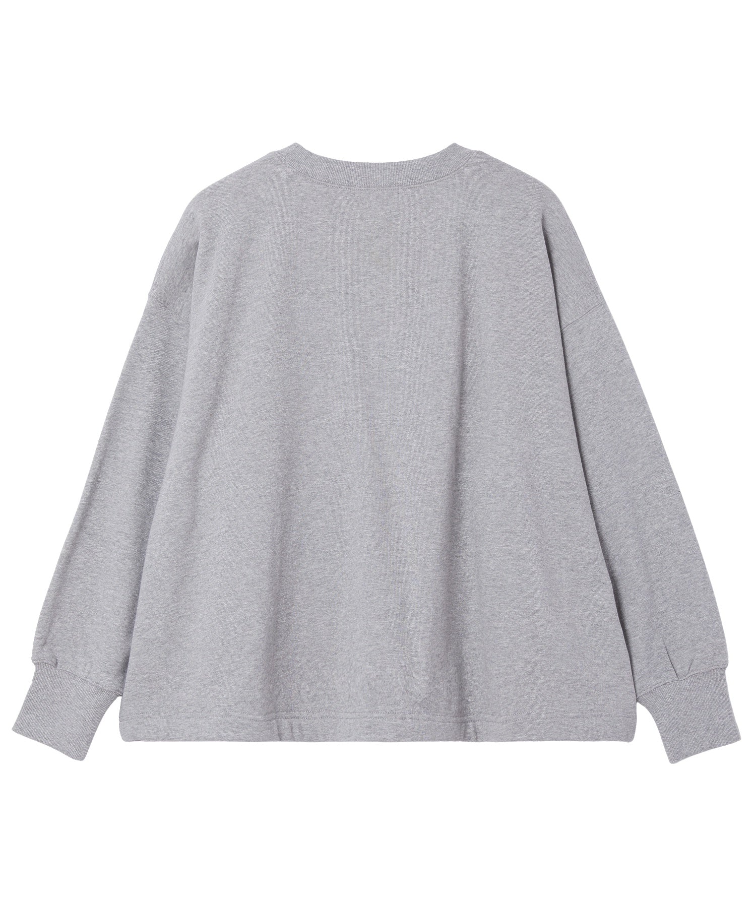 PATCH DRAWSTRING BIG SWEAT TOP