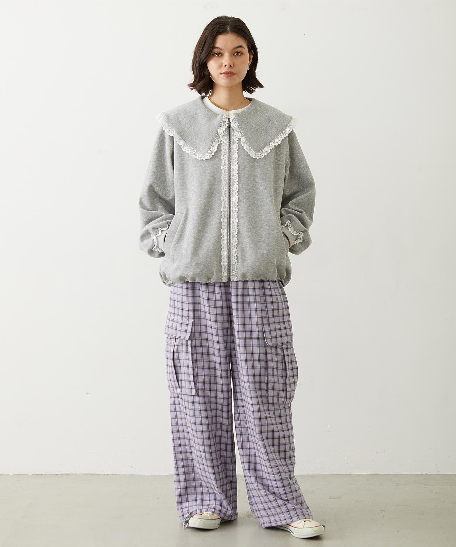 CHECKED CARGO PANTS