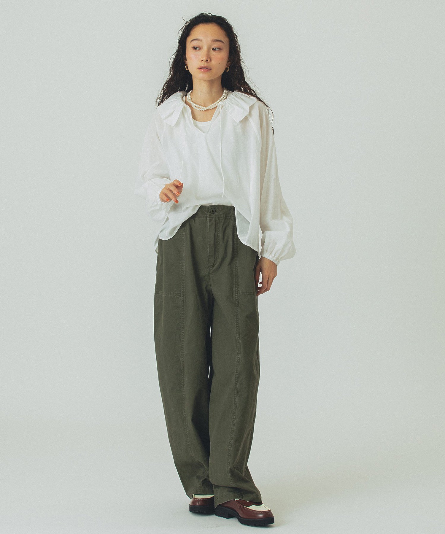 model:161cm 着用サイズ:S