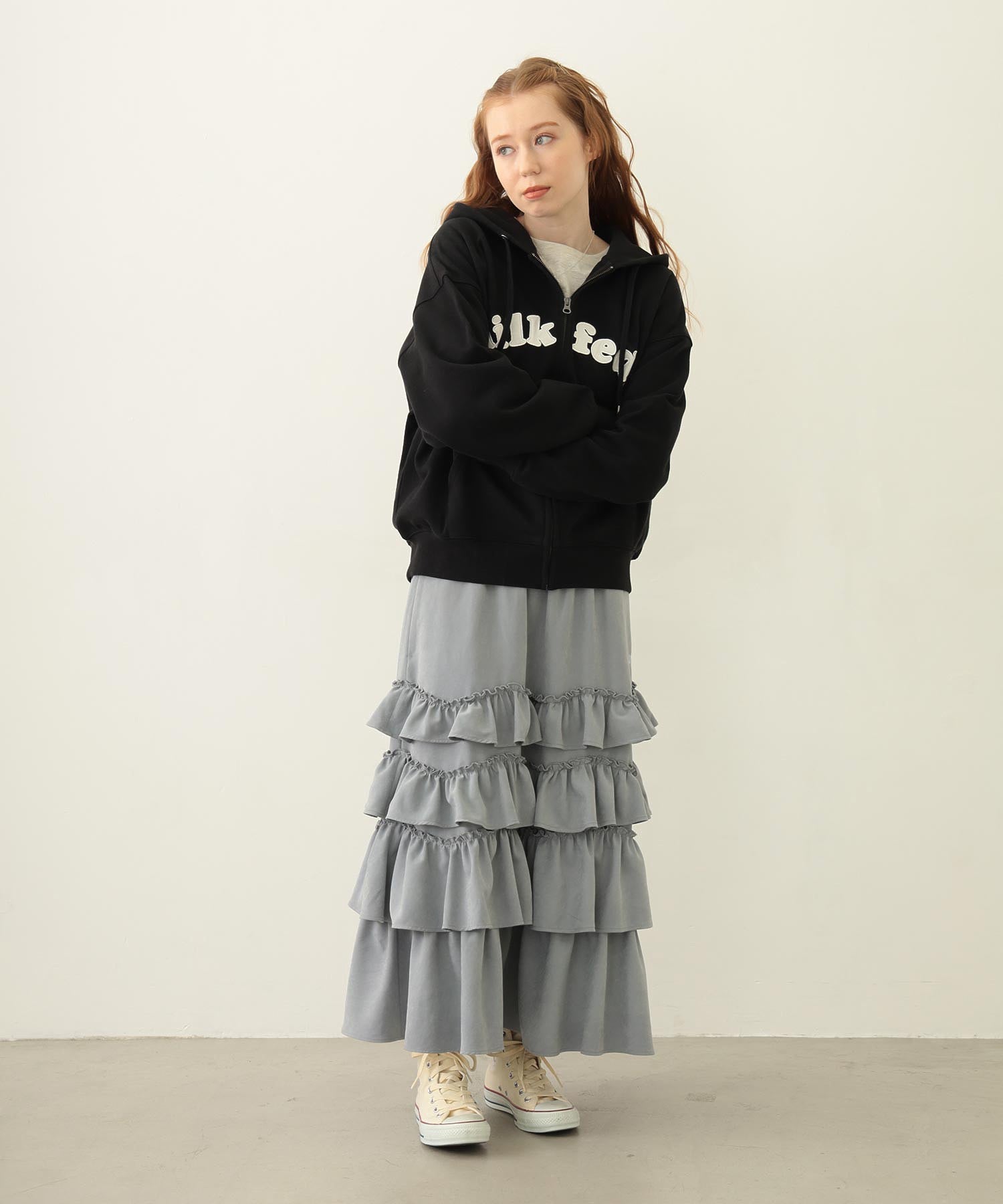 ARCH COOPER LOGO ZIP UP HOODIE