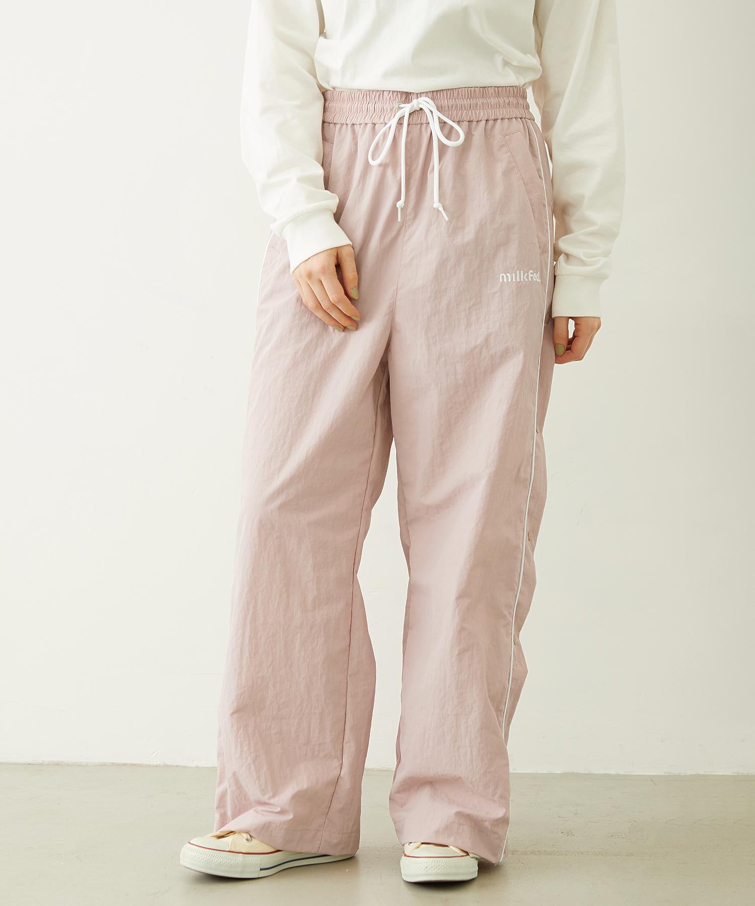 CUTOUT LOGO TRACK PANTS