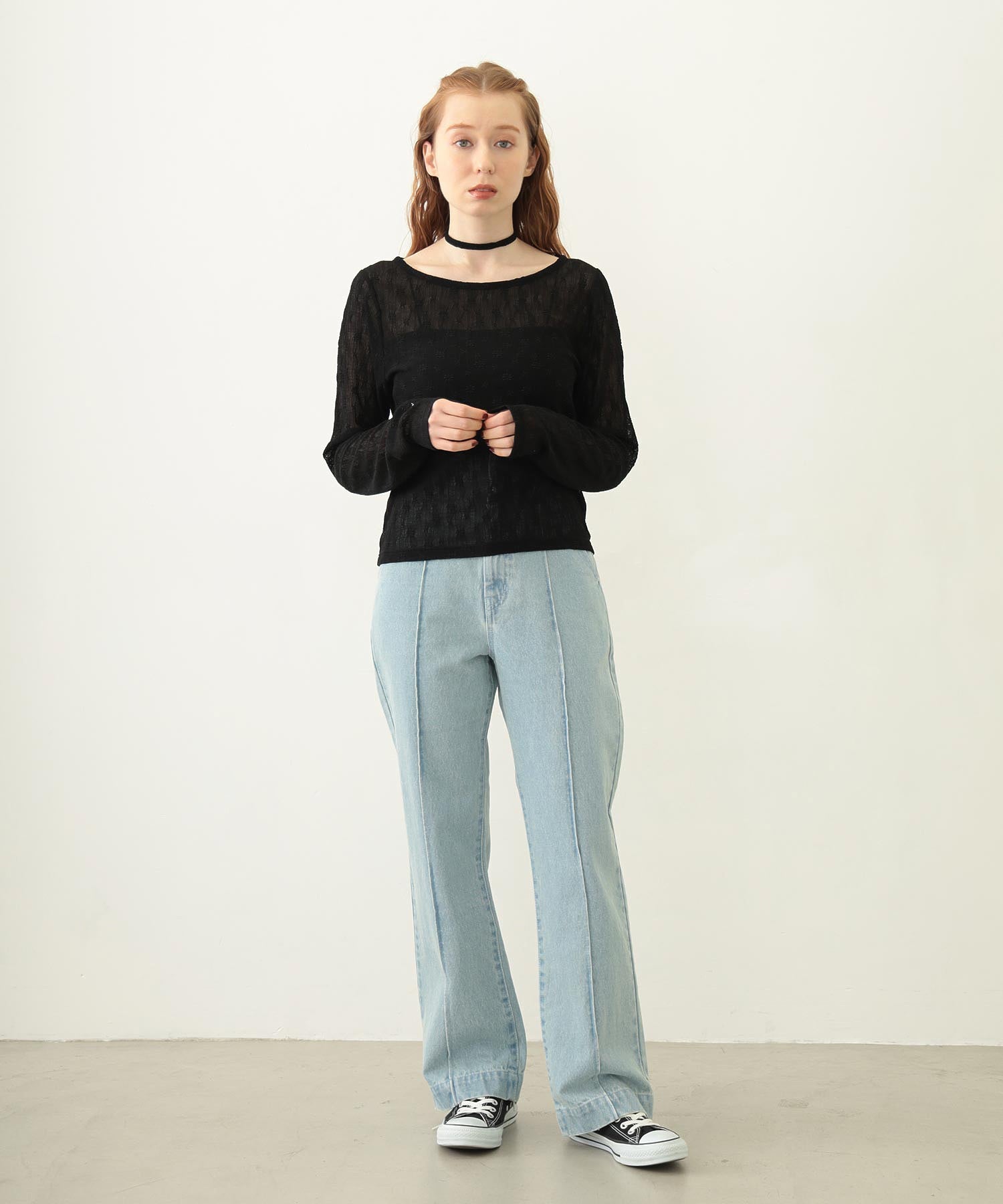 LACE L/S TOP