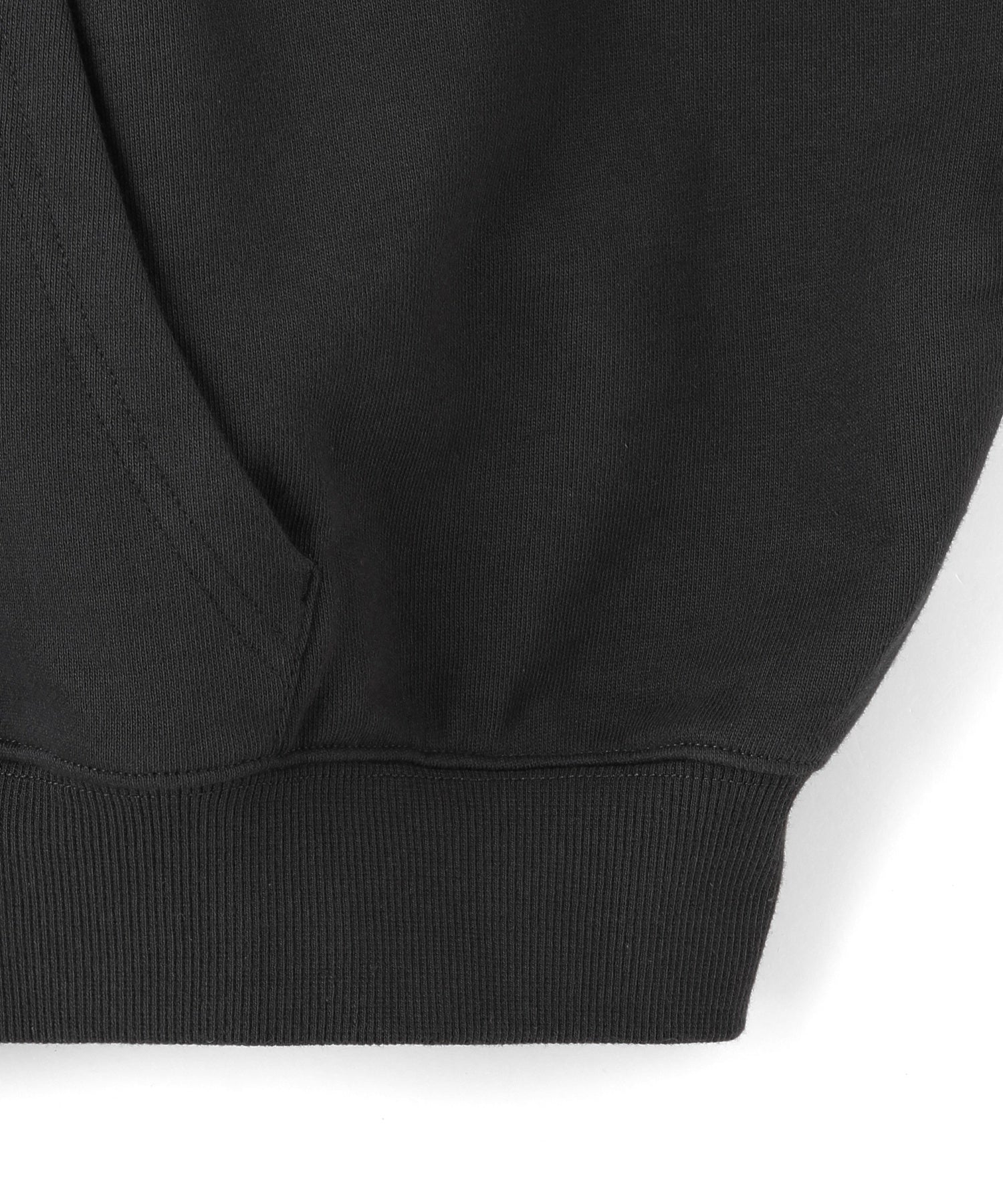 RHINESTONE LOGO SHORT ZIP UP HOODIE