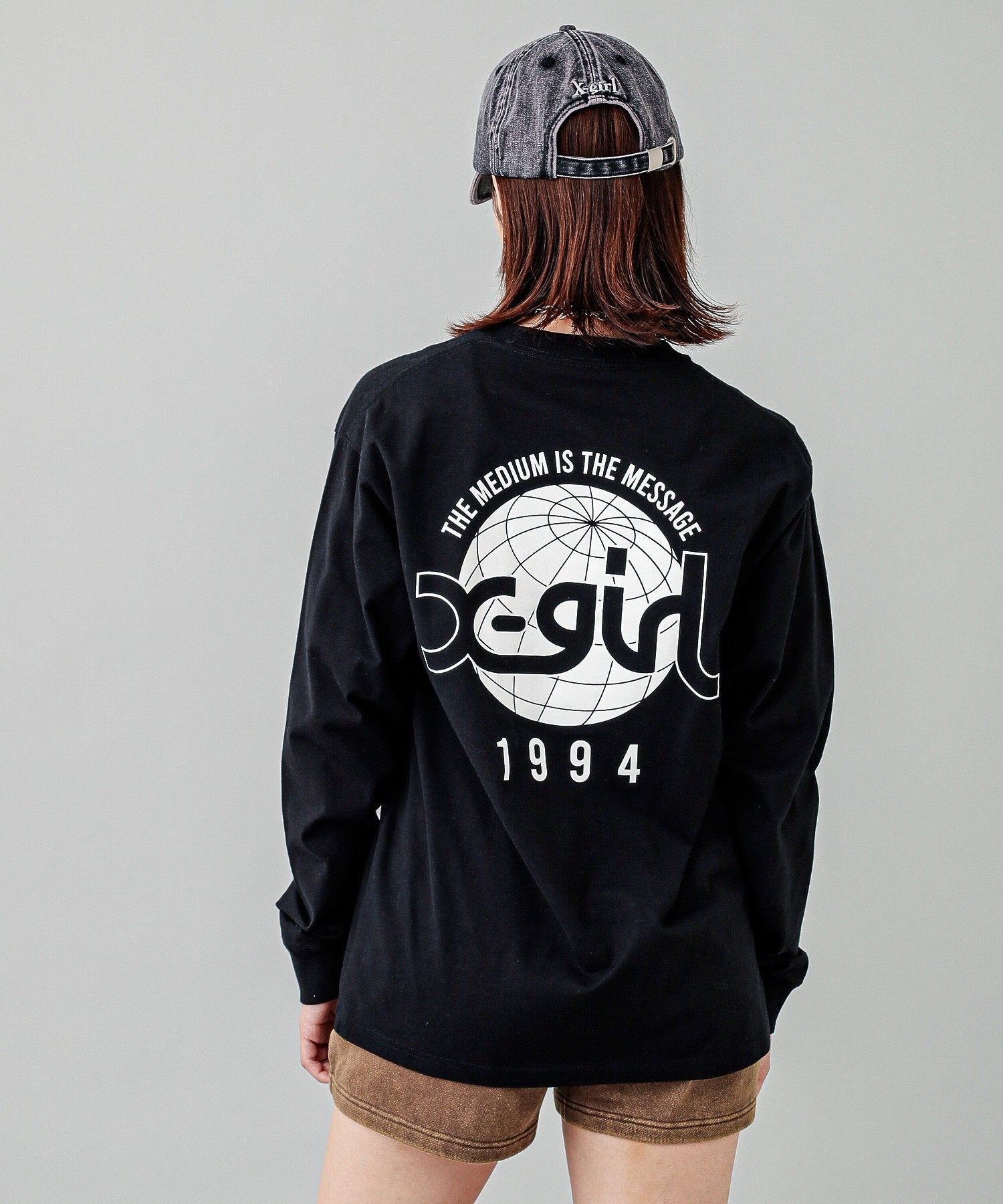 GLOBE MILLS LOGO L/S TEE