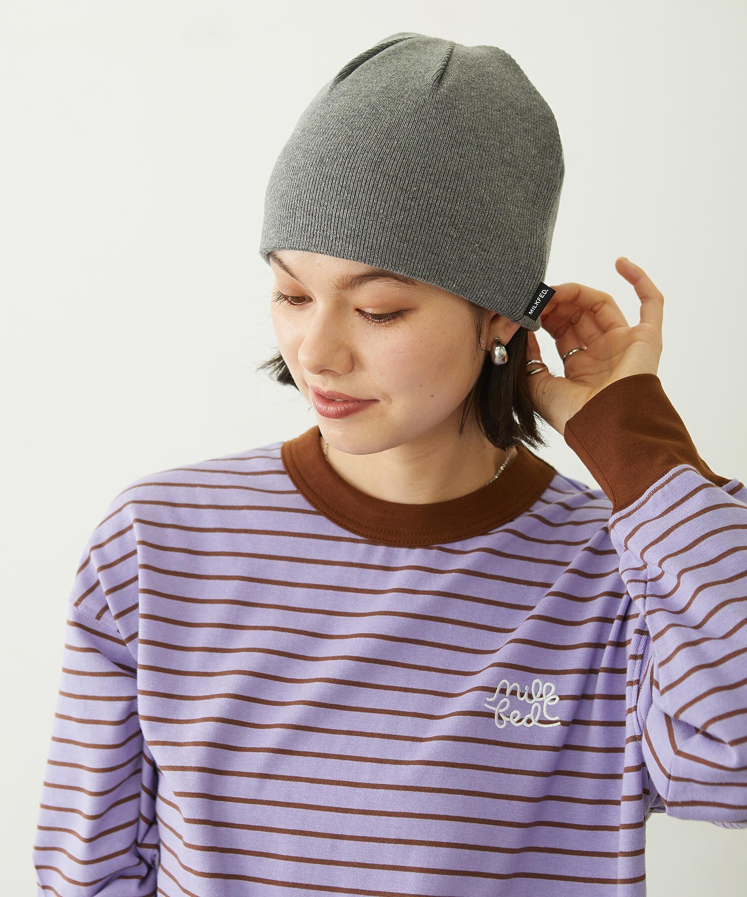 REVERSIBLE ICING KNIT CAP