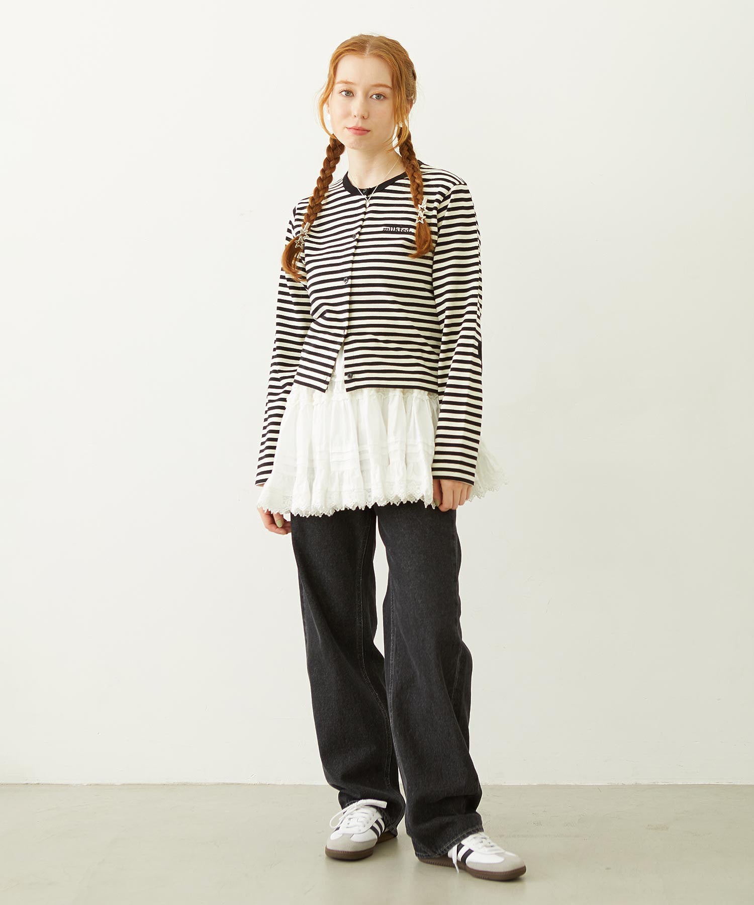 FLOWER ELBOW CARDIGAN