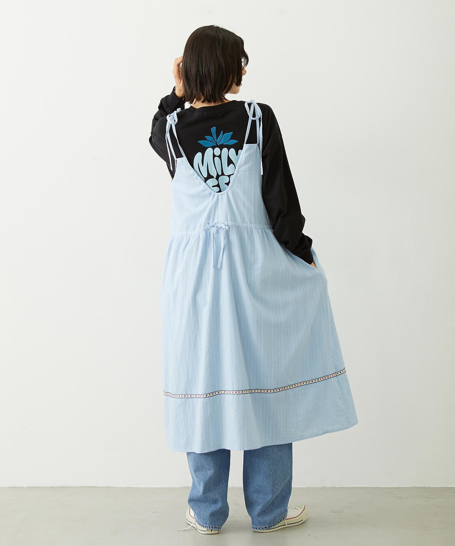 MELTY STRAWBERRY WIDE L/S TEE