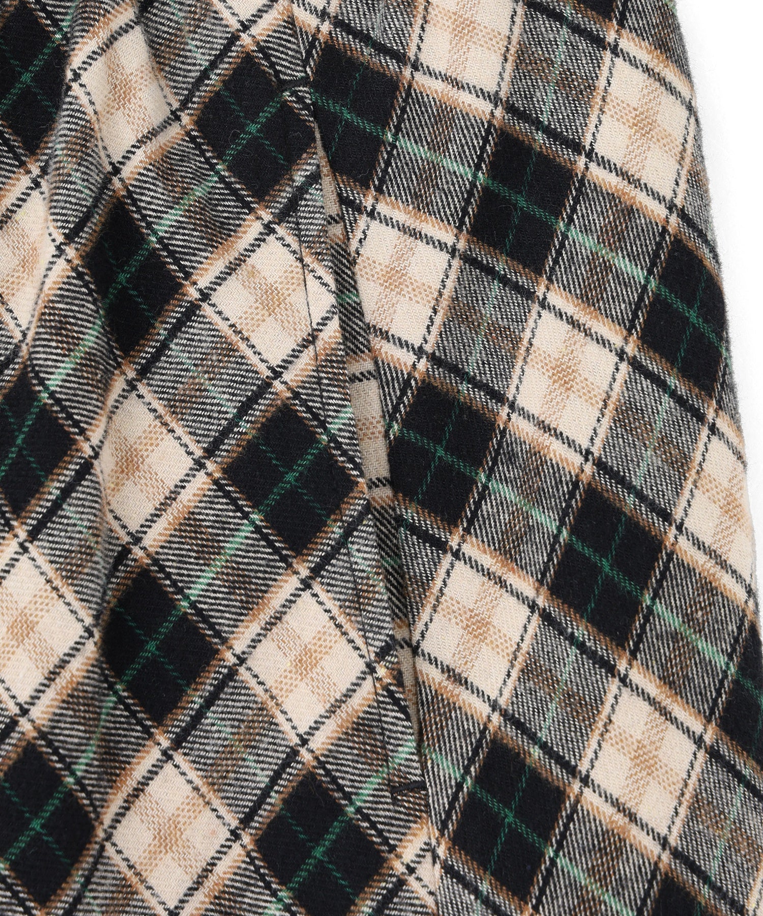FLARE PLAID SKIRT