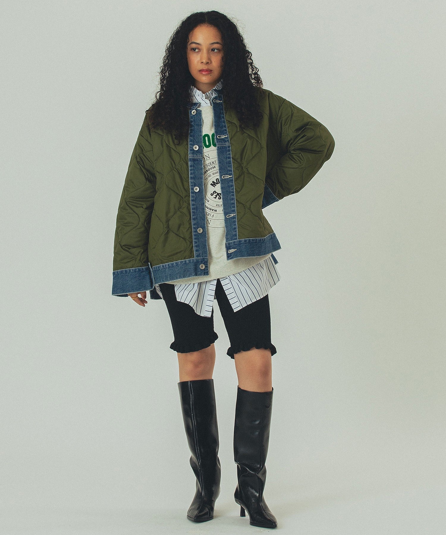 model:168cm 着用サイズ:ONE SIZE