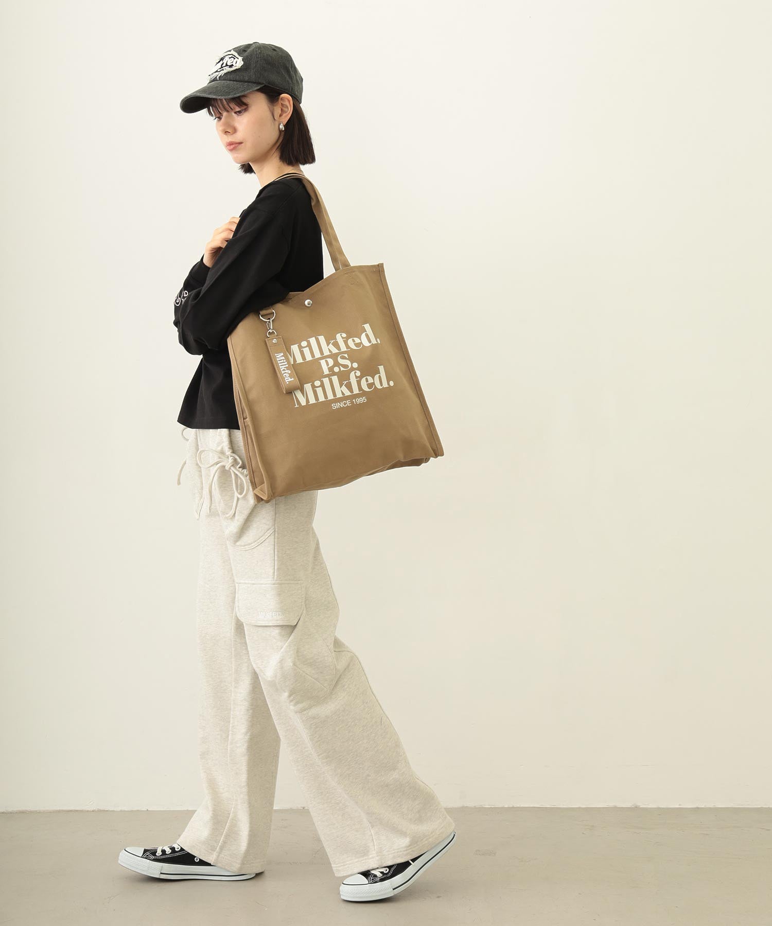 DIDONE LOGO BIG TOTE MILKFED.
