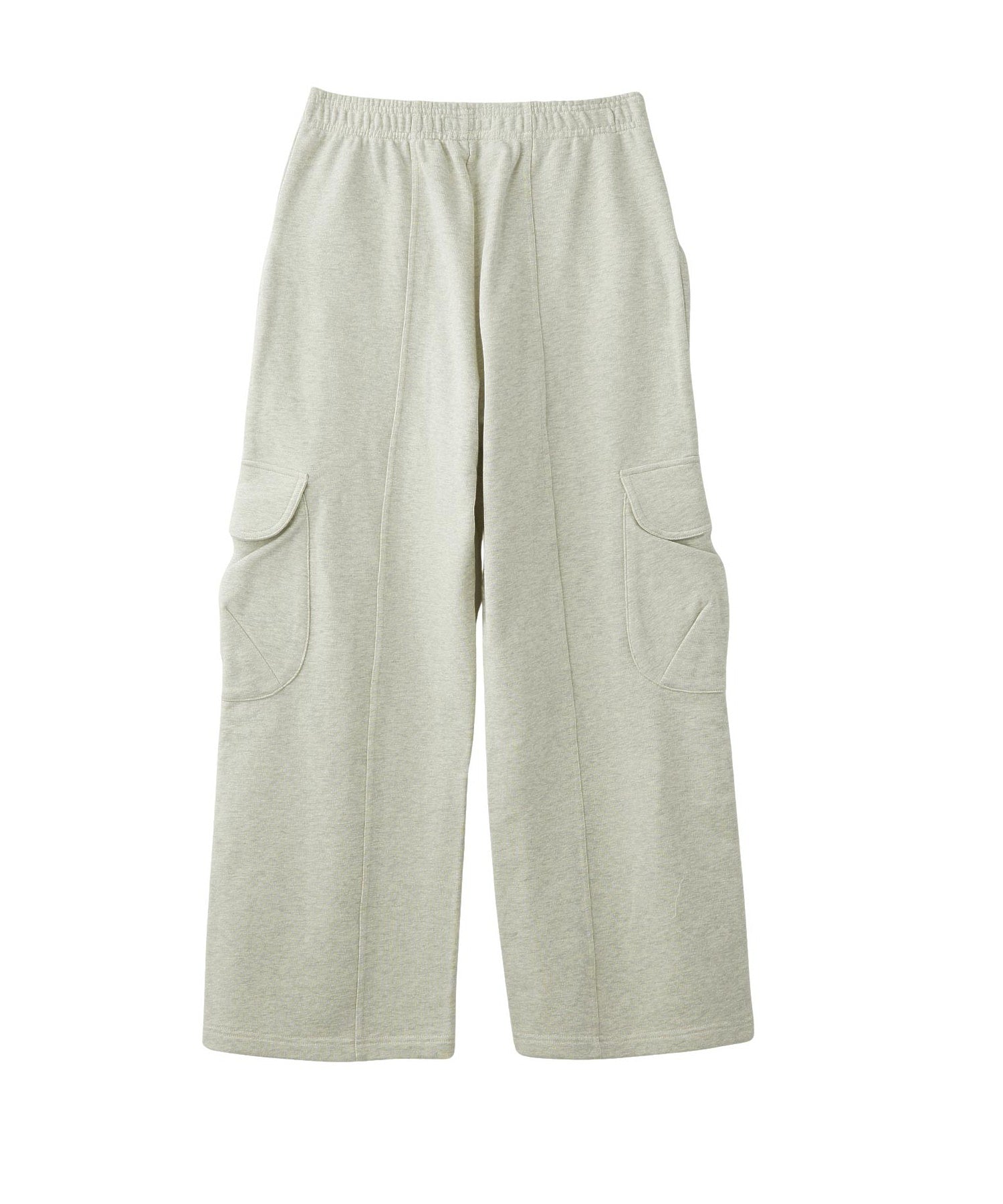GATHERED POCKET SWEAT CARGO PANTS