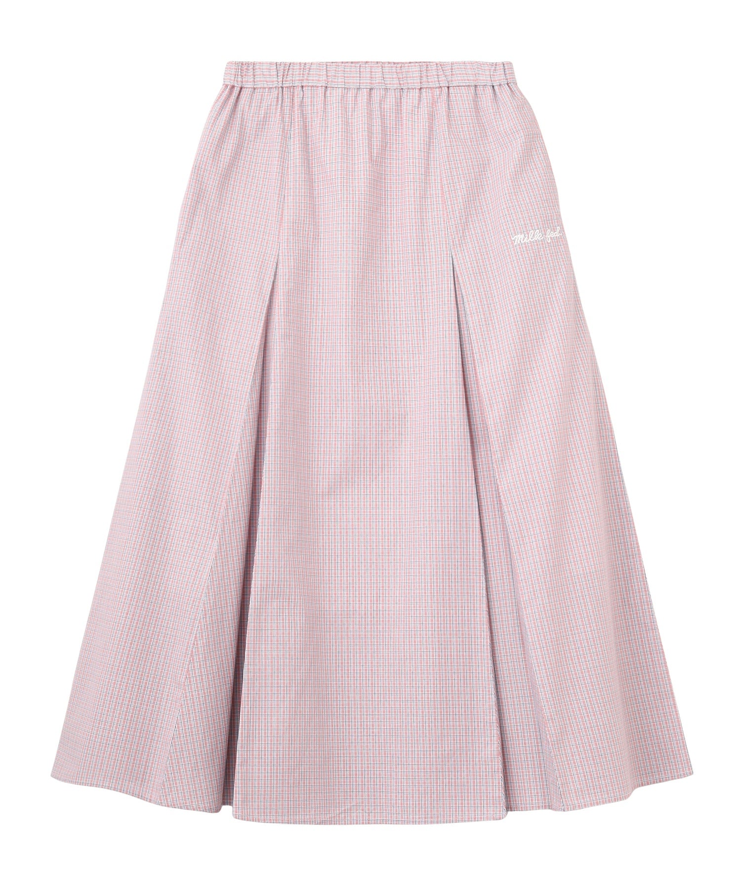 PLAID PATTERN LONG SKIRT