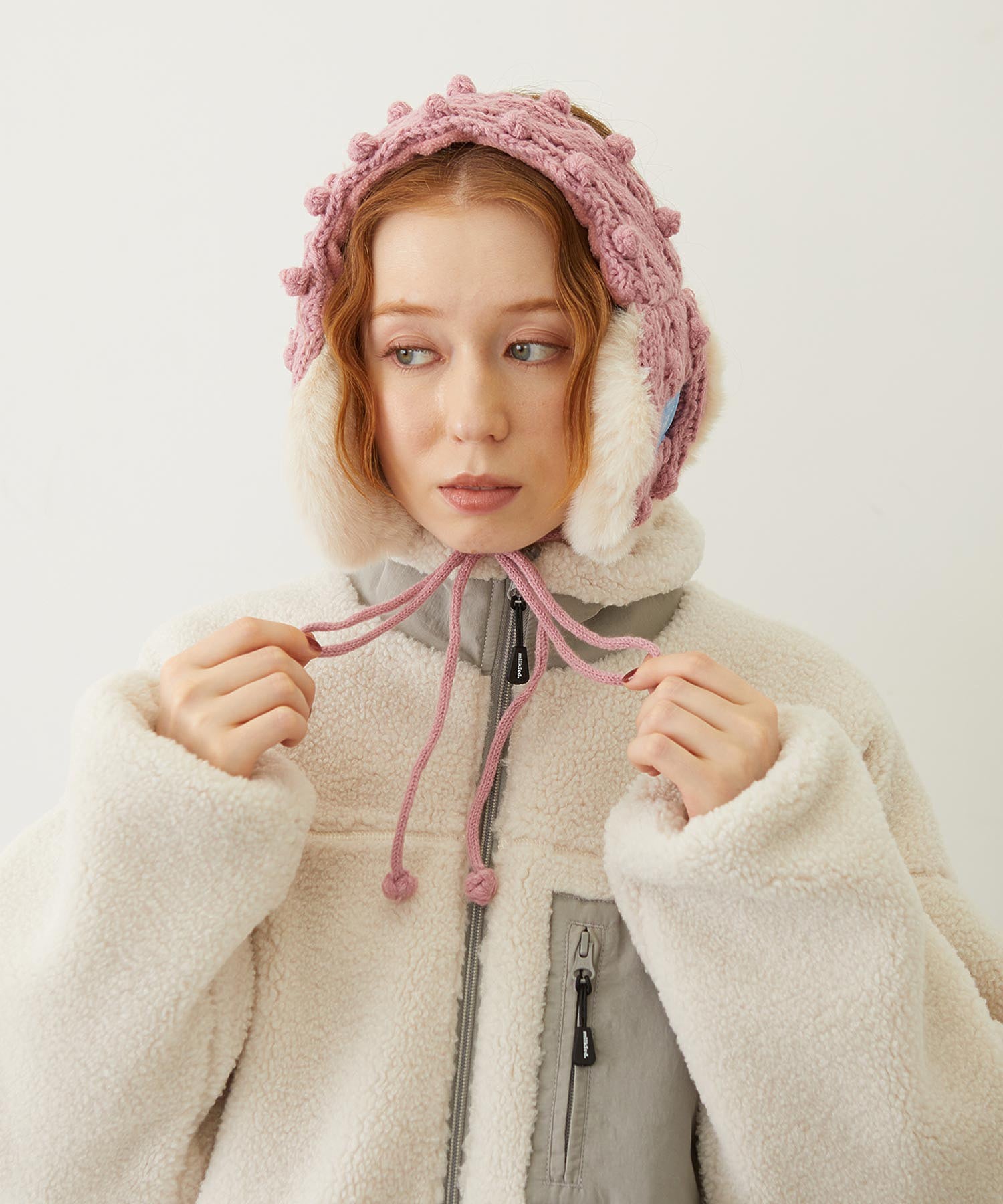 CABLE KNIT EARMUFFS