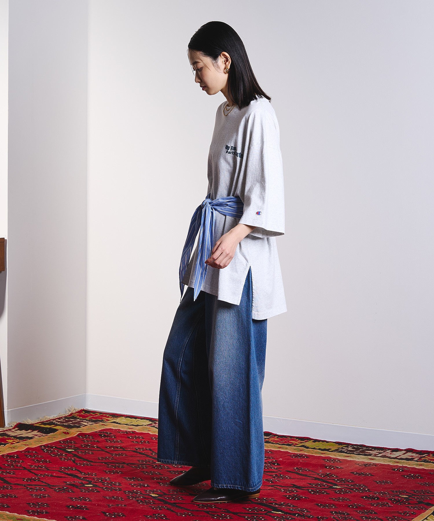 model:169cm 着用サイズ:ONE SIZE