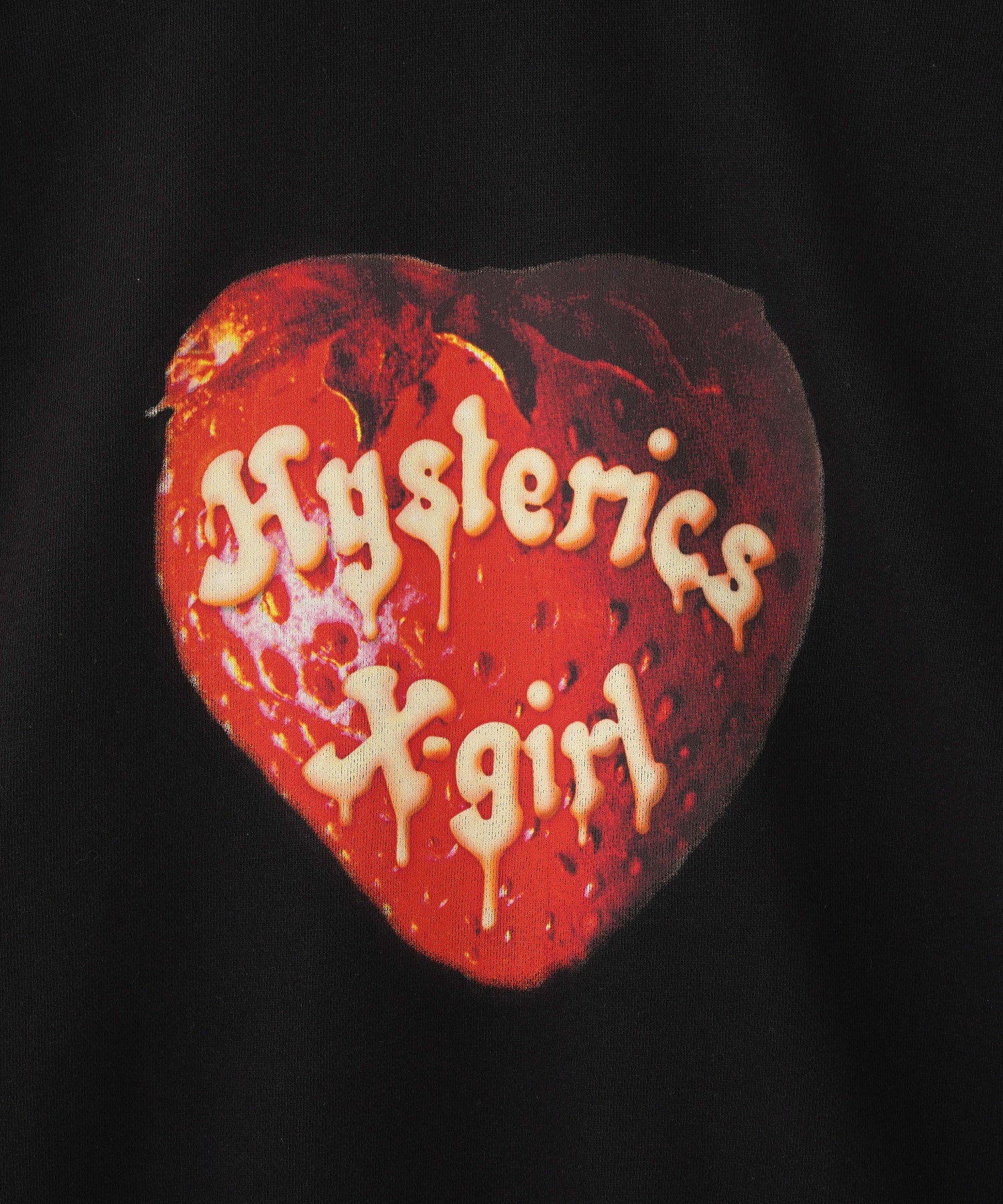 X-girl x HYSTERIC GLAMOUR SCULL AND BERRY HOODIE