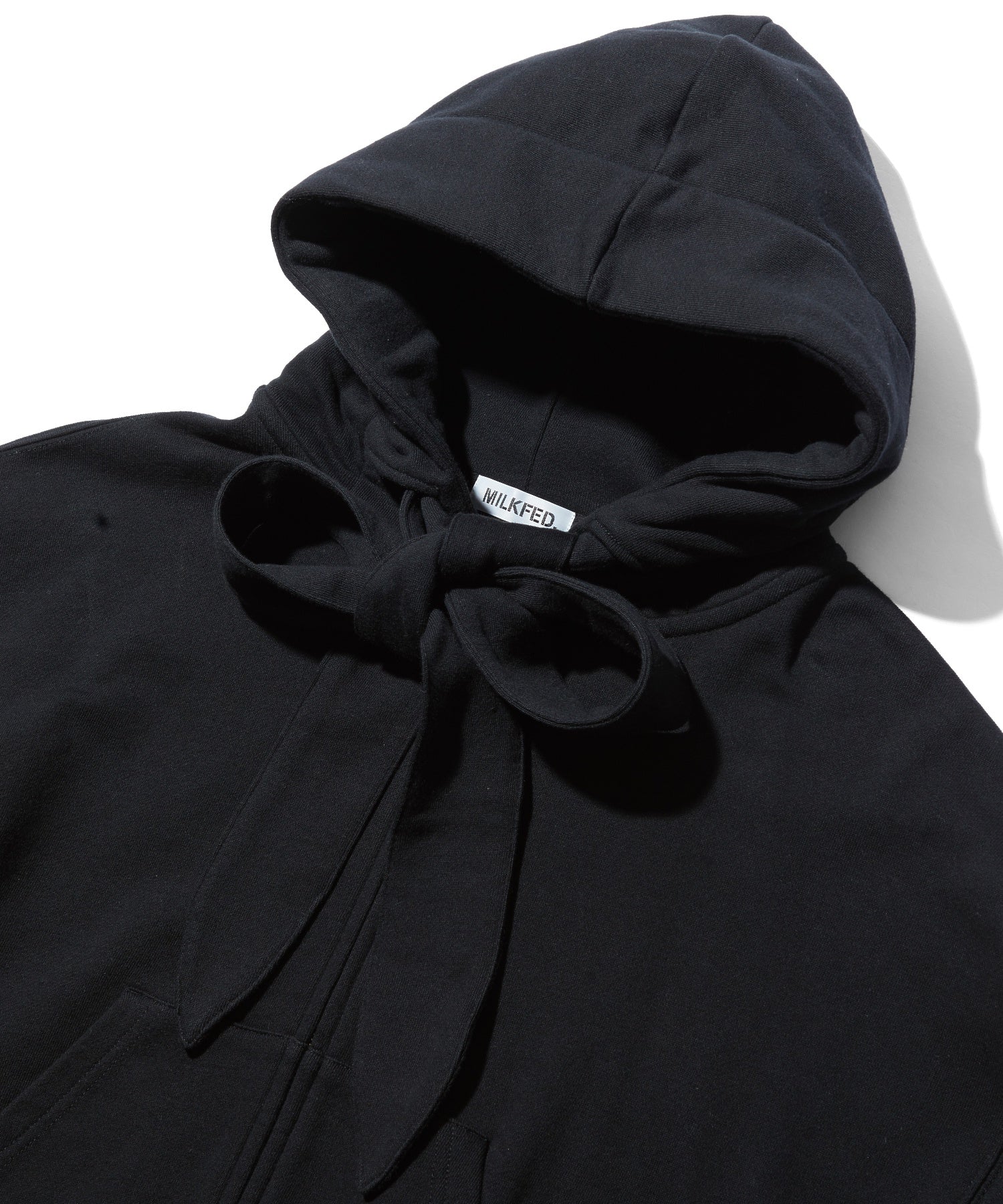 BIG RIBBON SWEAT ZIP HOODIE