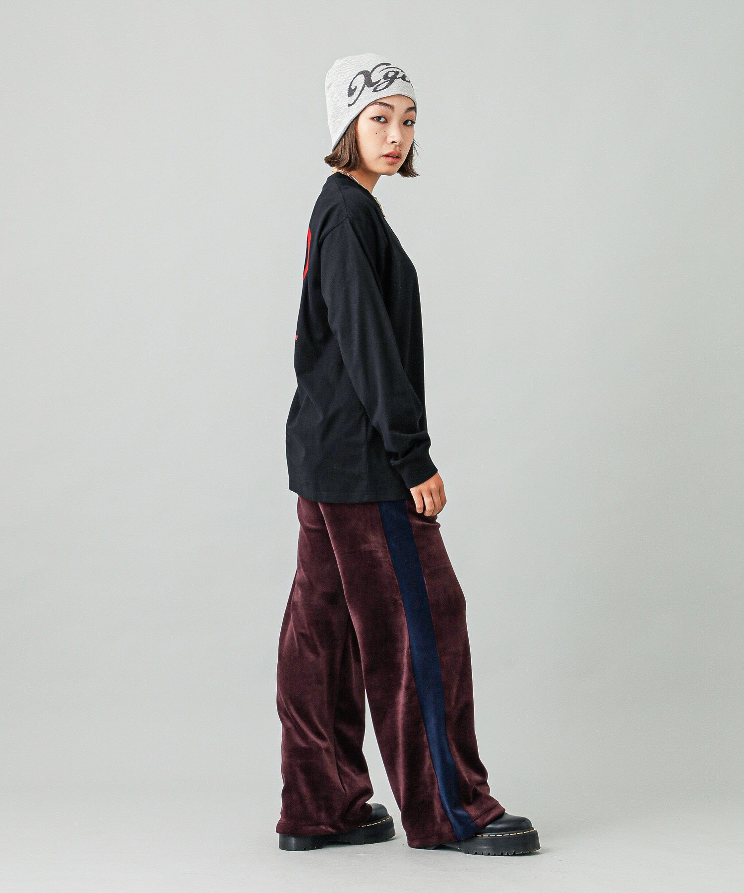 VELOUR TRACK PANTS