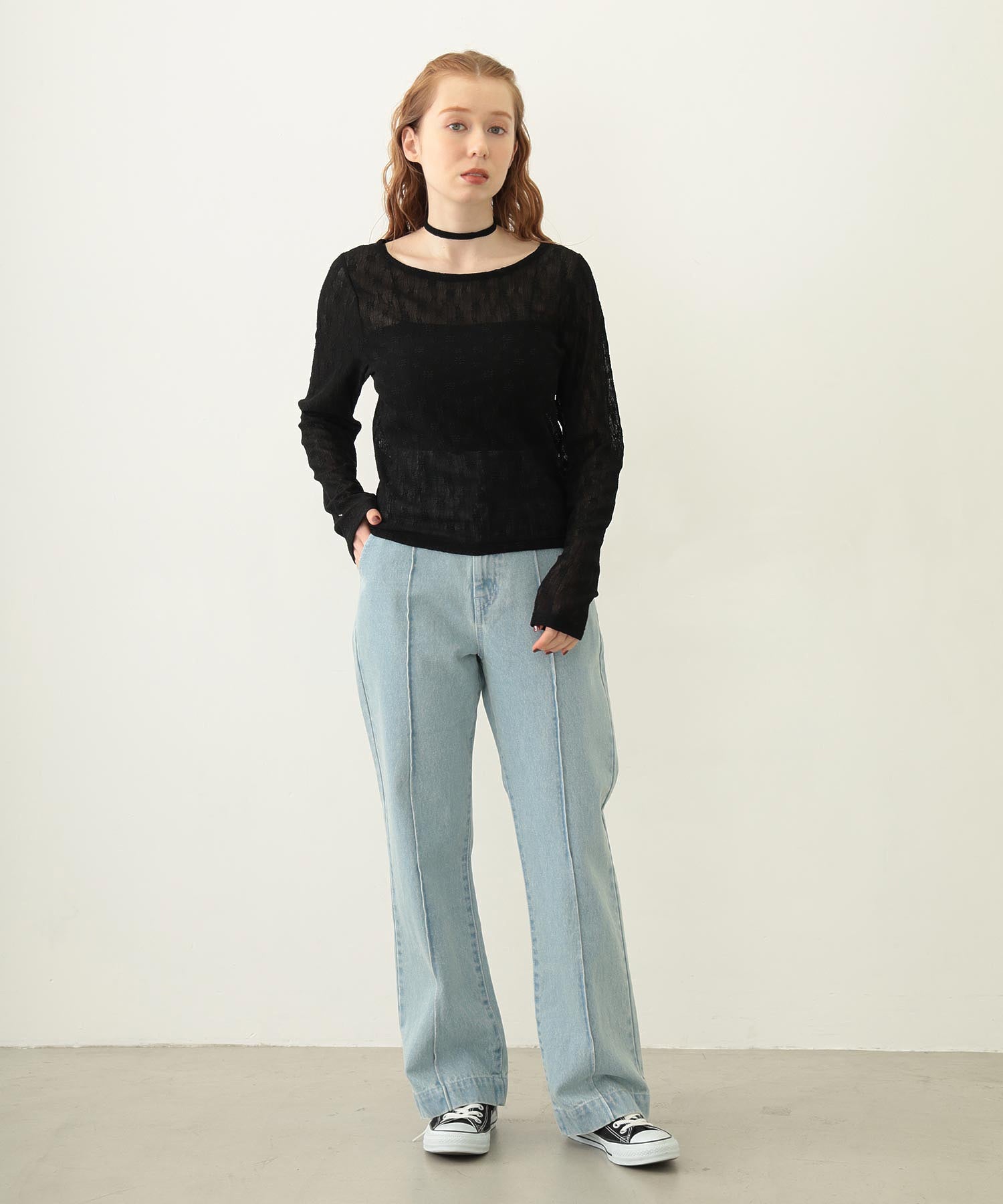LACE L/S TOP
