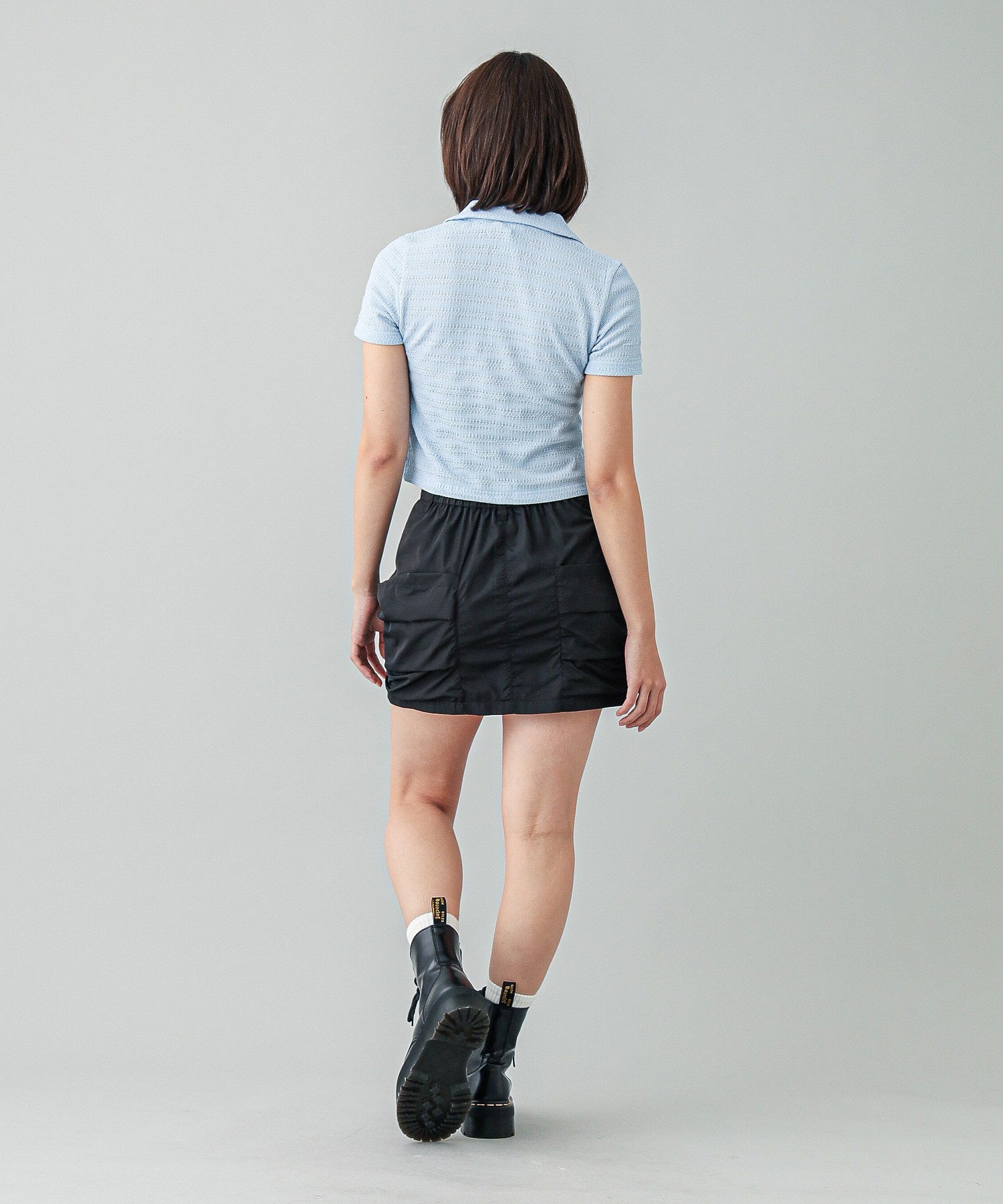 OPEN COLLAR COMPACT SHIRT