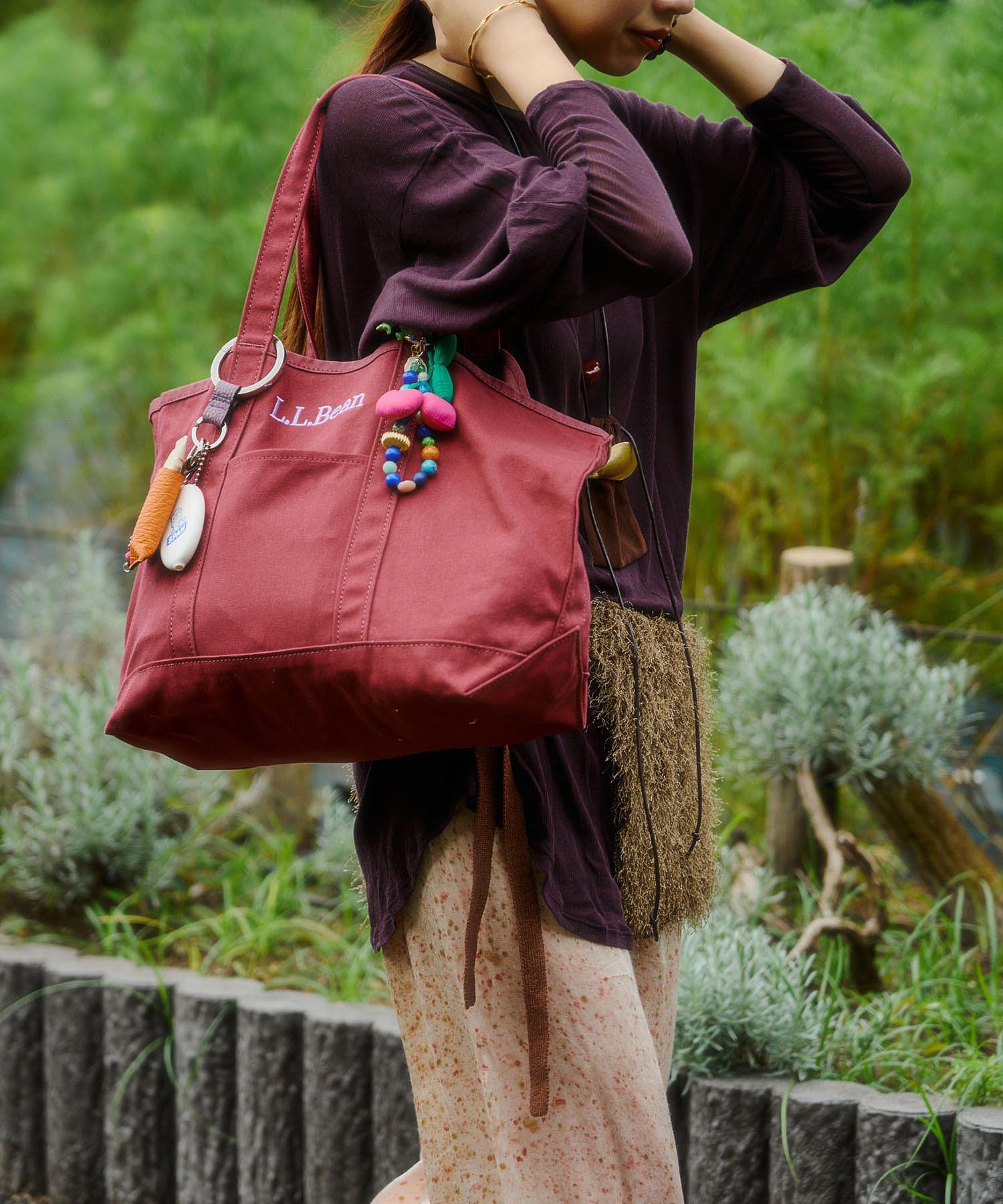 【ROSE BUD別注】L.L. Bean/GROCERY TOTE BAG