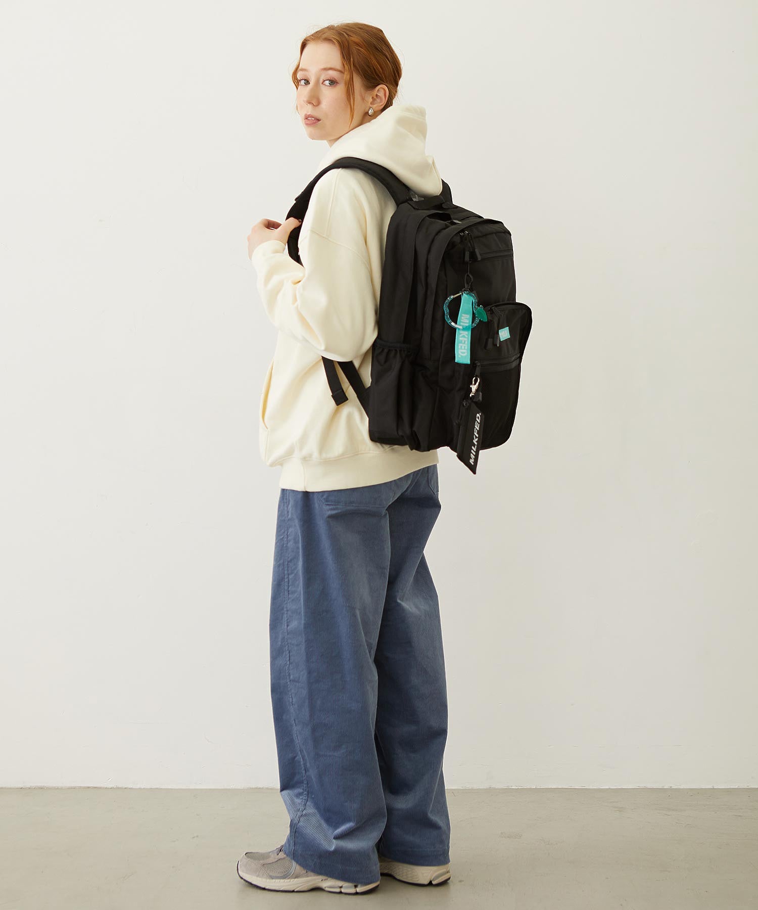 W ZIP BACKPACK LtGREEN