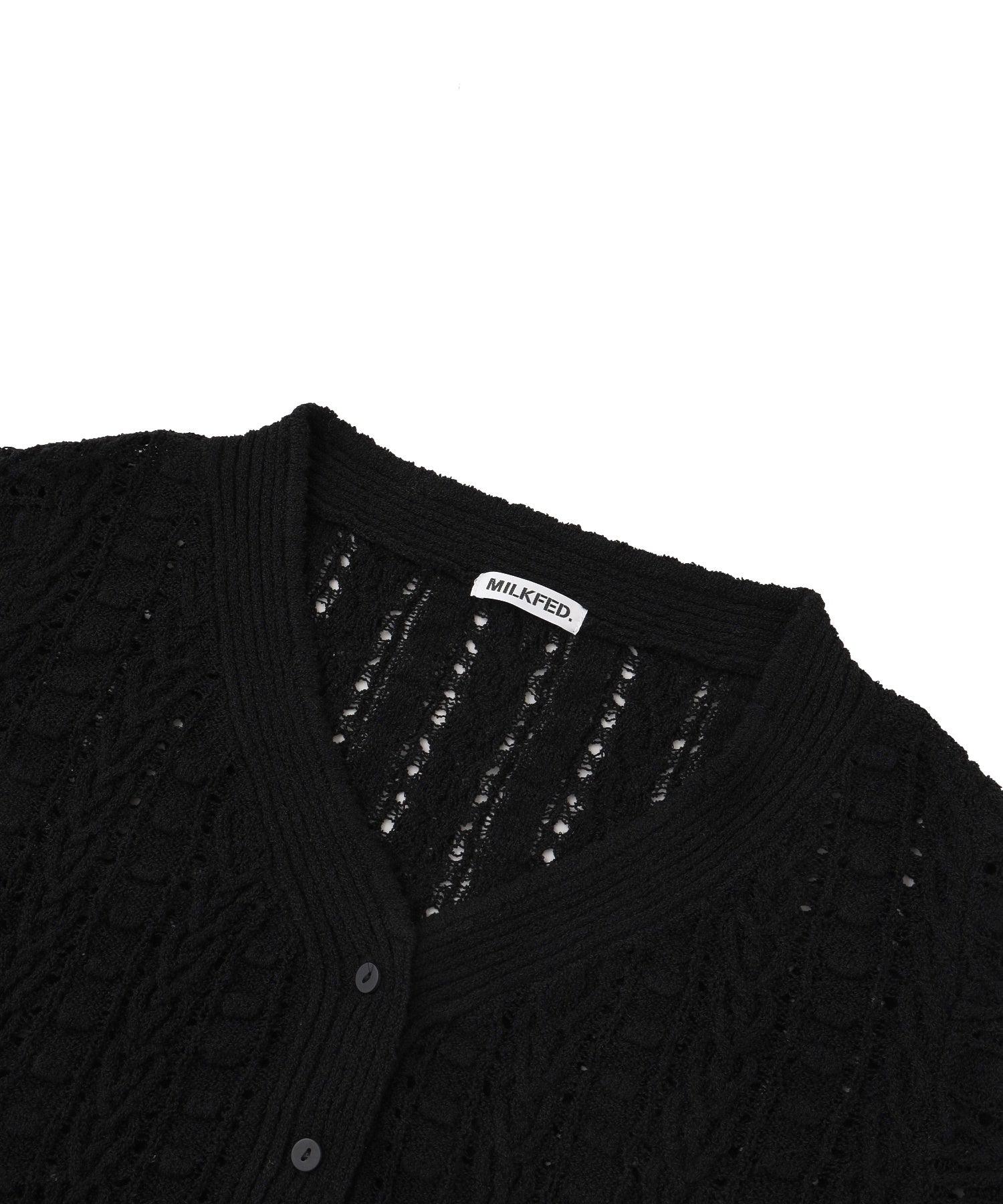 OPENWORK CABLE KNIT CARDIGAN