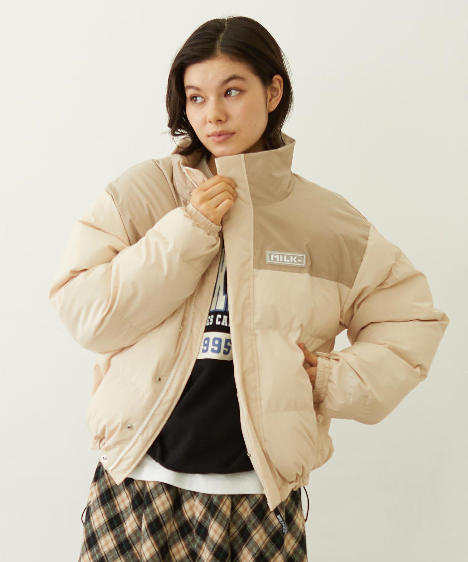 BAR PATCH PUFFER JACKET