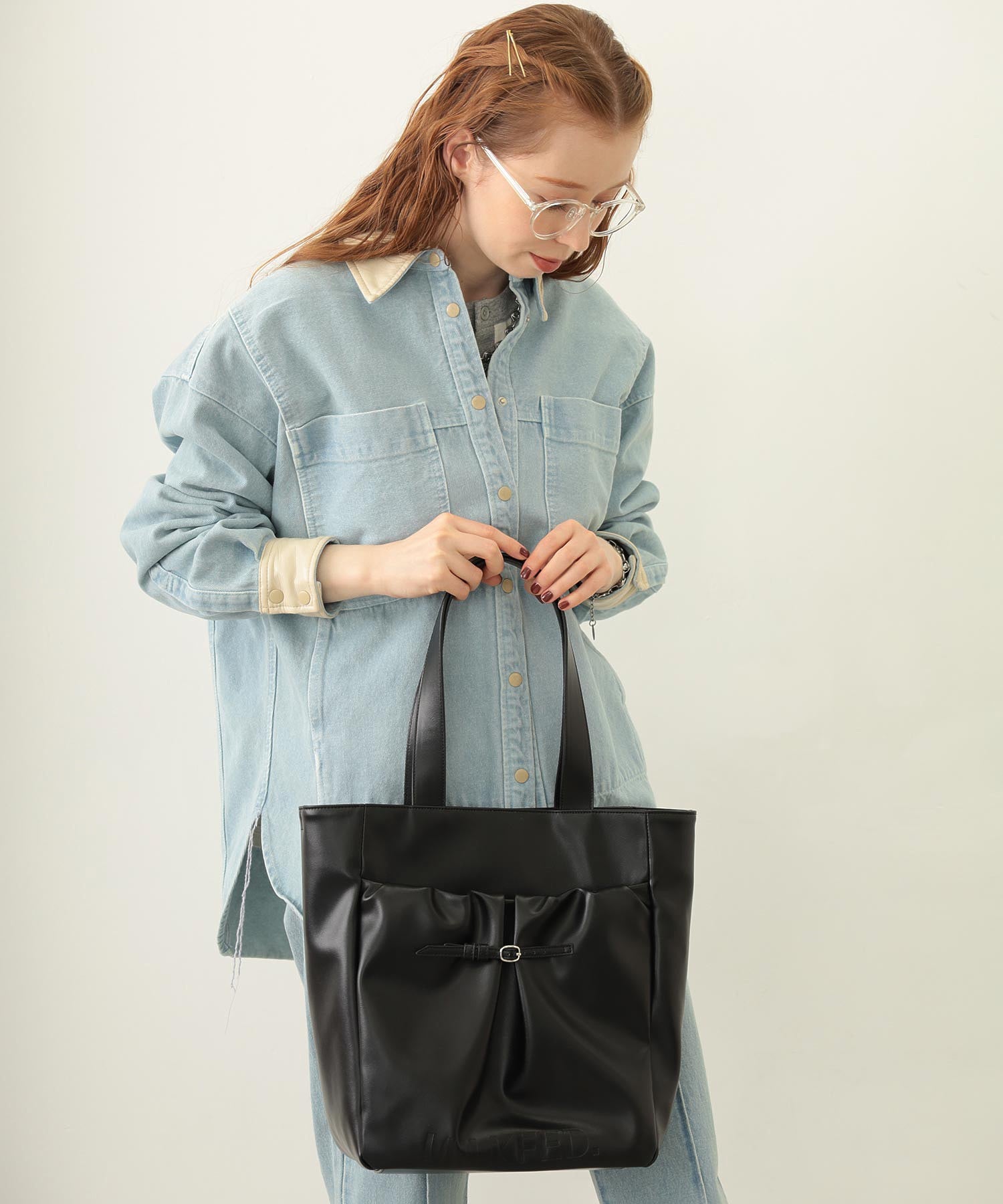 LOGO EMBOSS TOTO BAG