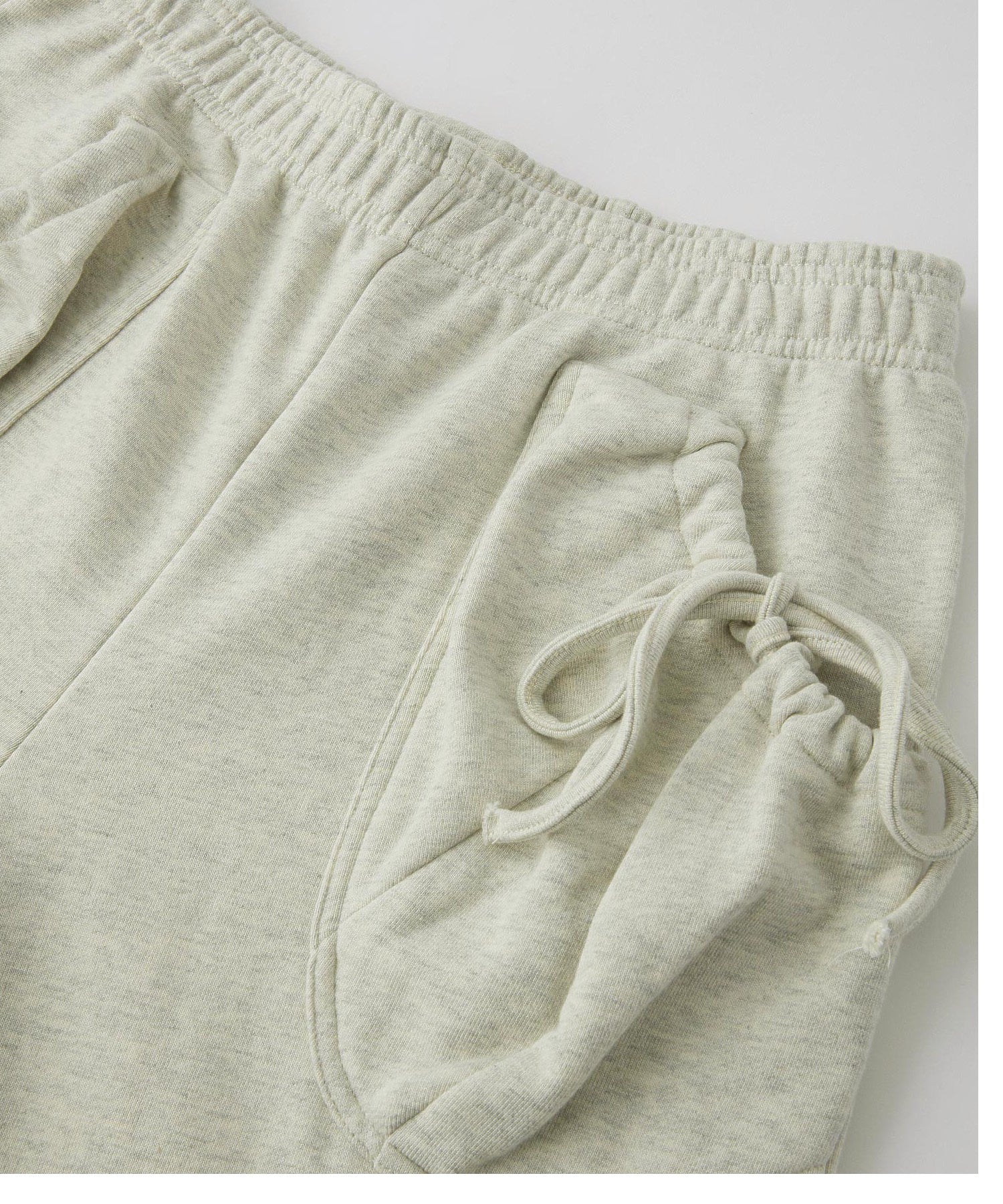 GATHERED POCKET SWEAT CARGO PANTS