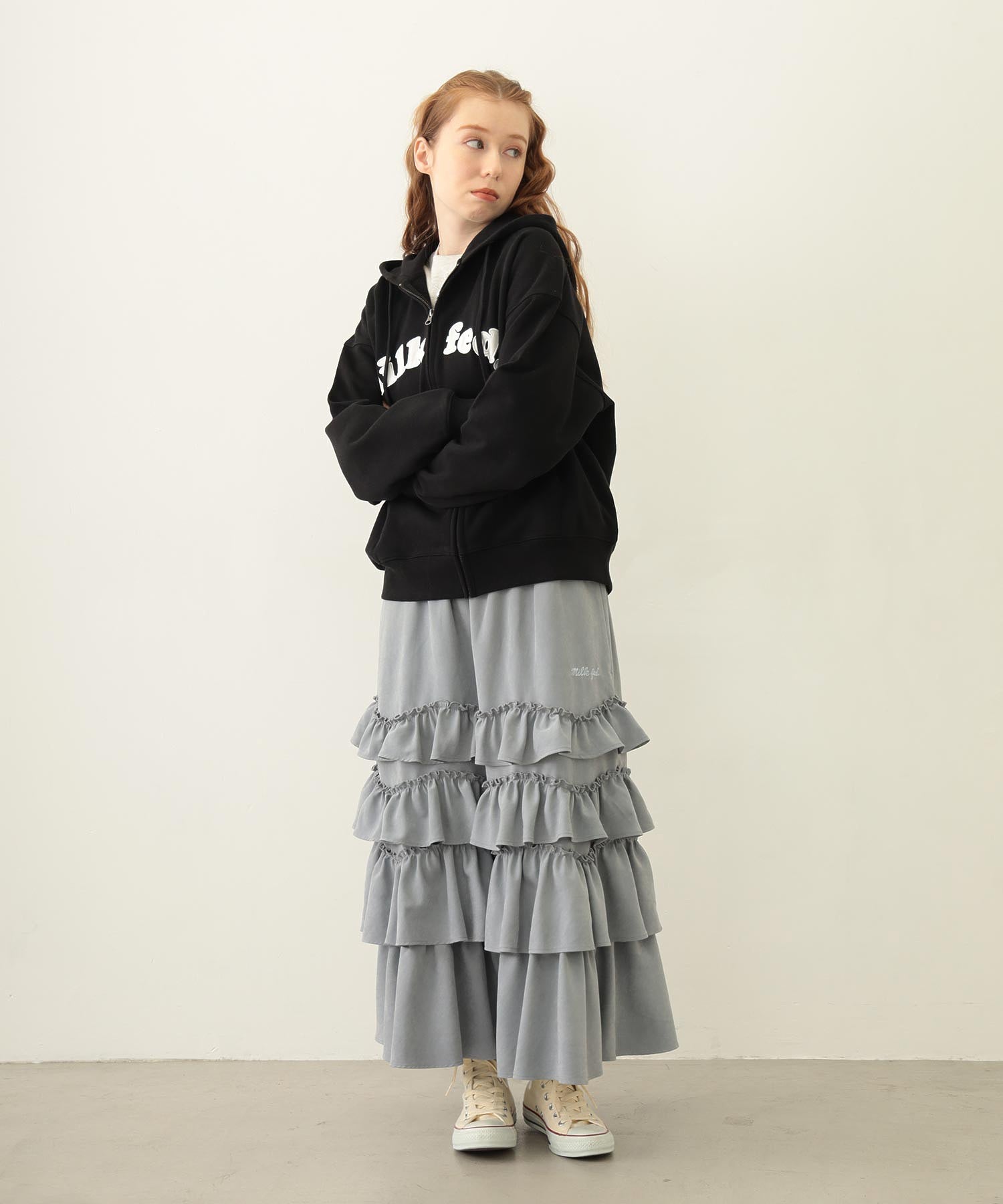 ARCH COOPER LOGO ZIP UP HOODIE