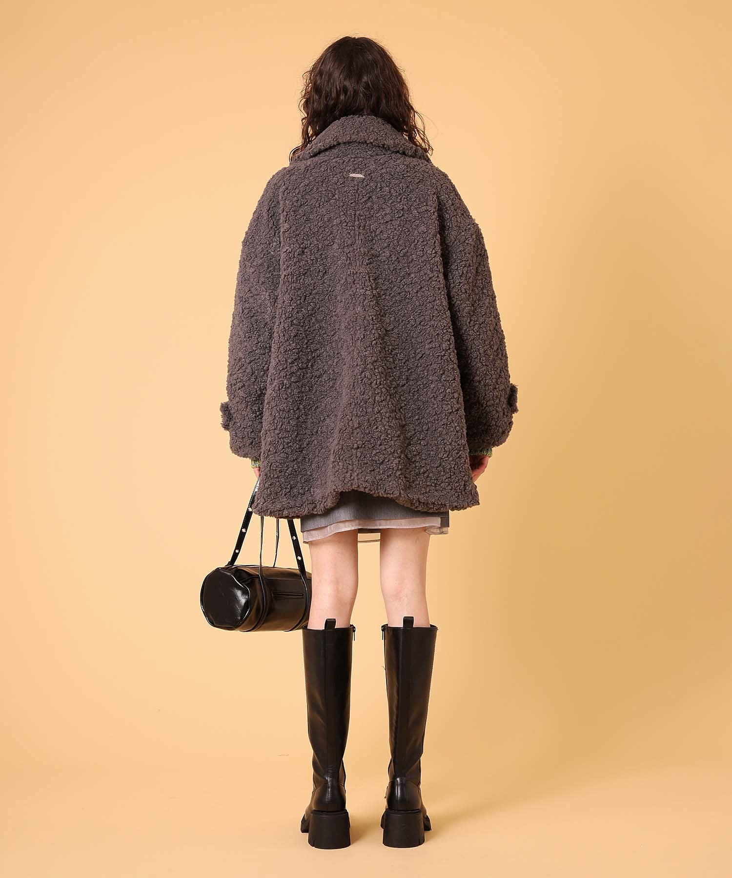 ボアハーフコート