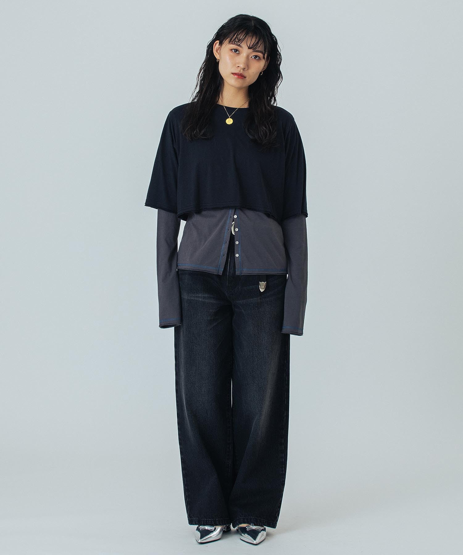 model:167cm 着用サイズ:S