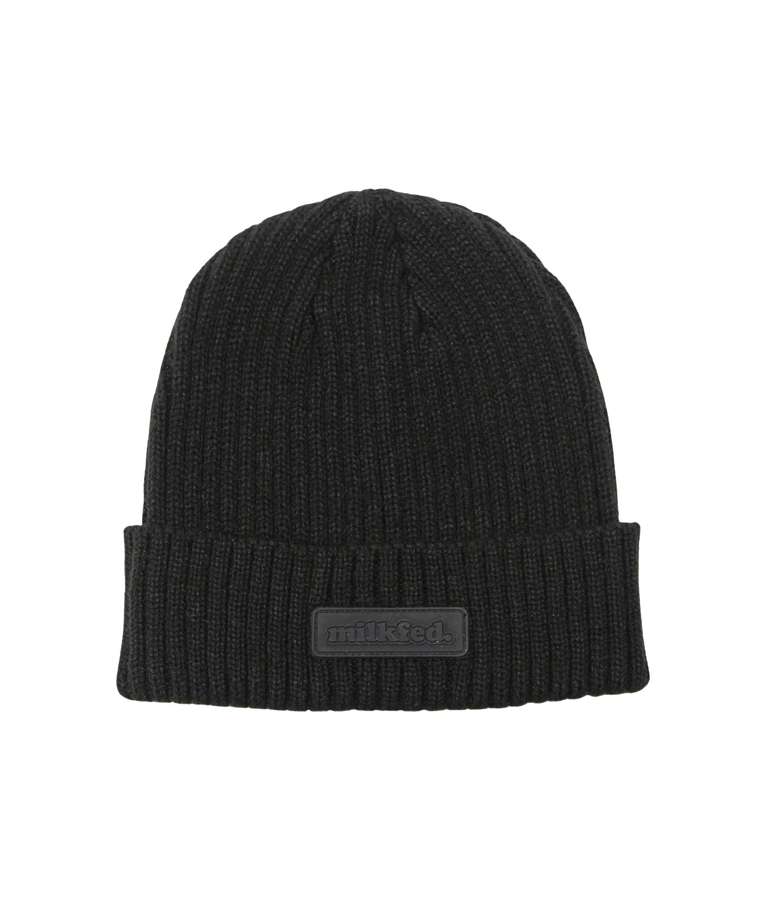 RUBBER PATCH KNIT CAP