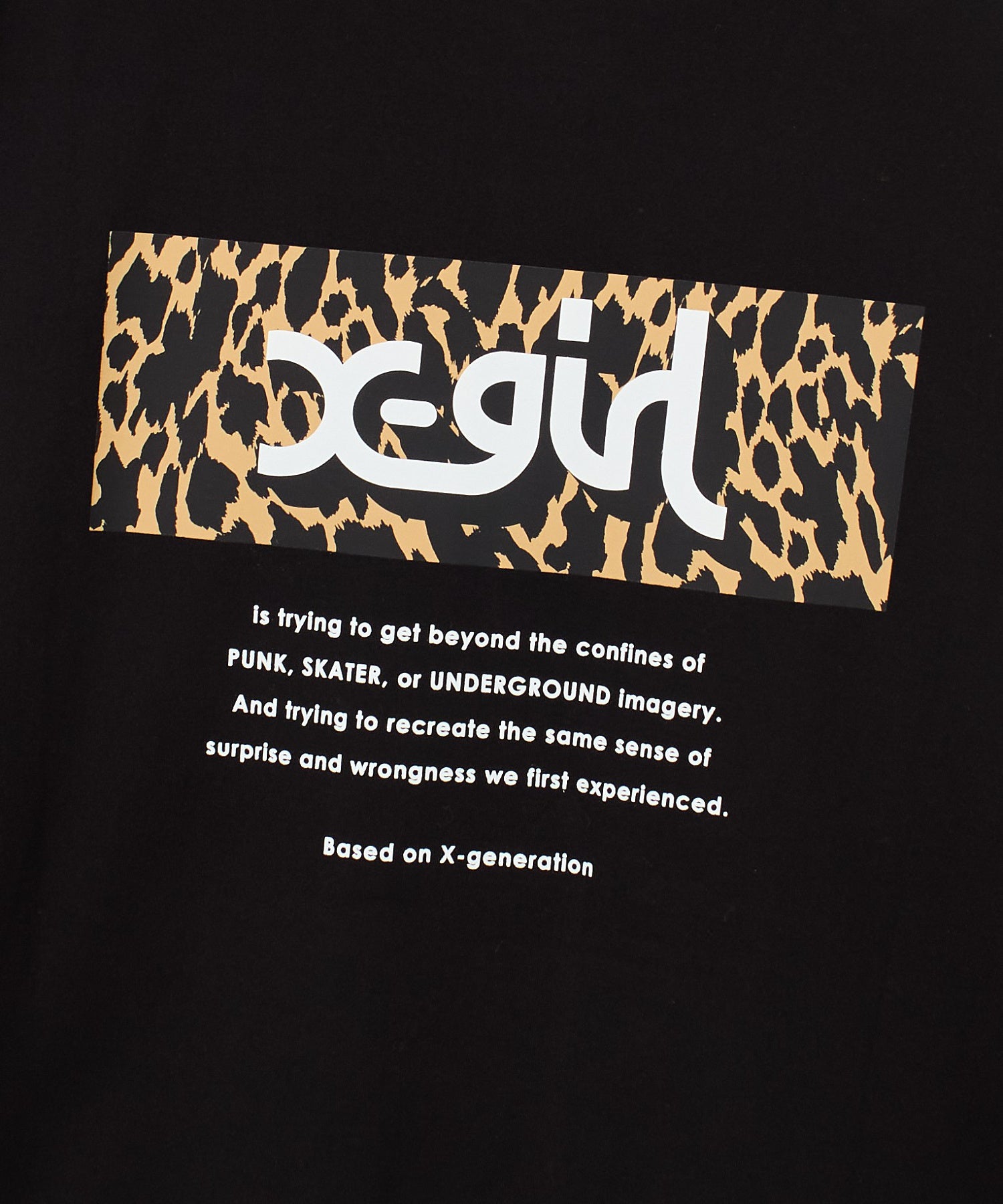 LEOPARD BOX LOGO S/S BIG TEE DRESS