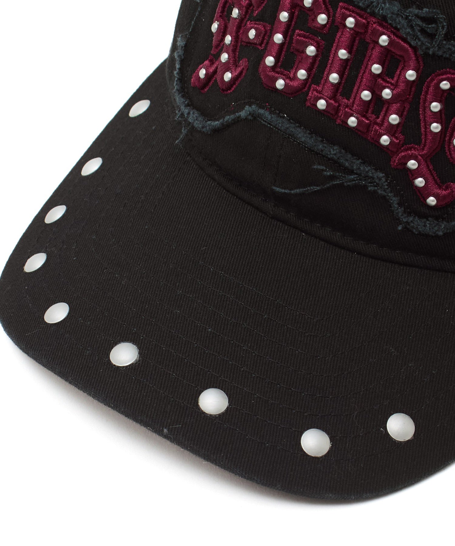 STUDDED LOGO PATCH 6PANEL CAP
